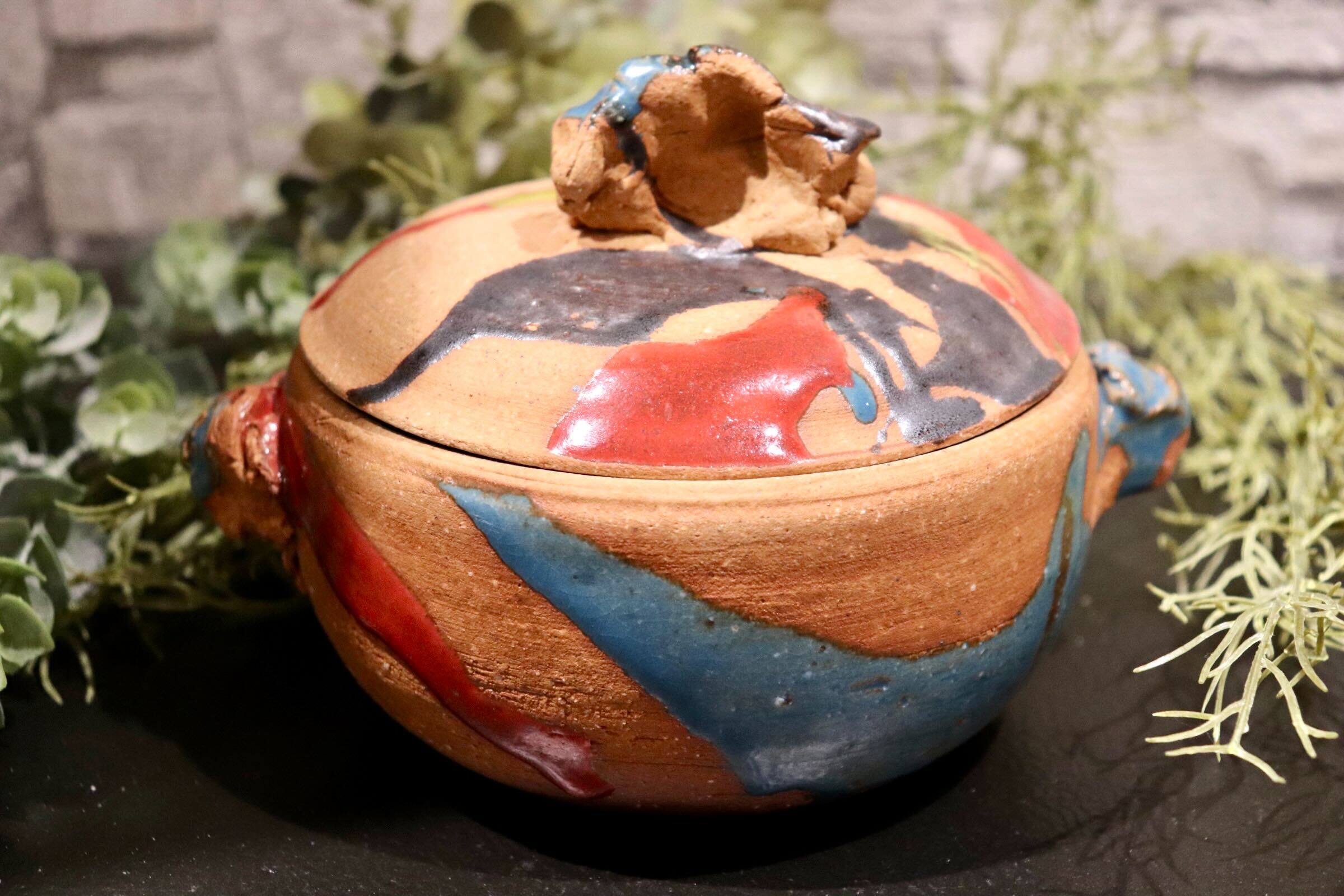 GMIO365◯丹文窯 丹波焼 土鍋 和食器 伝統工芸 丹波篠山 未使用