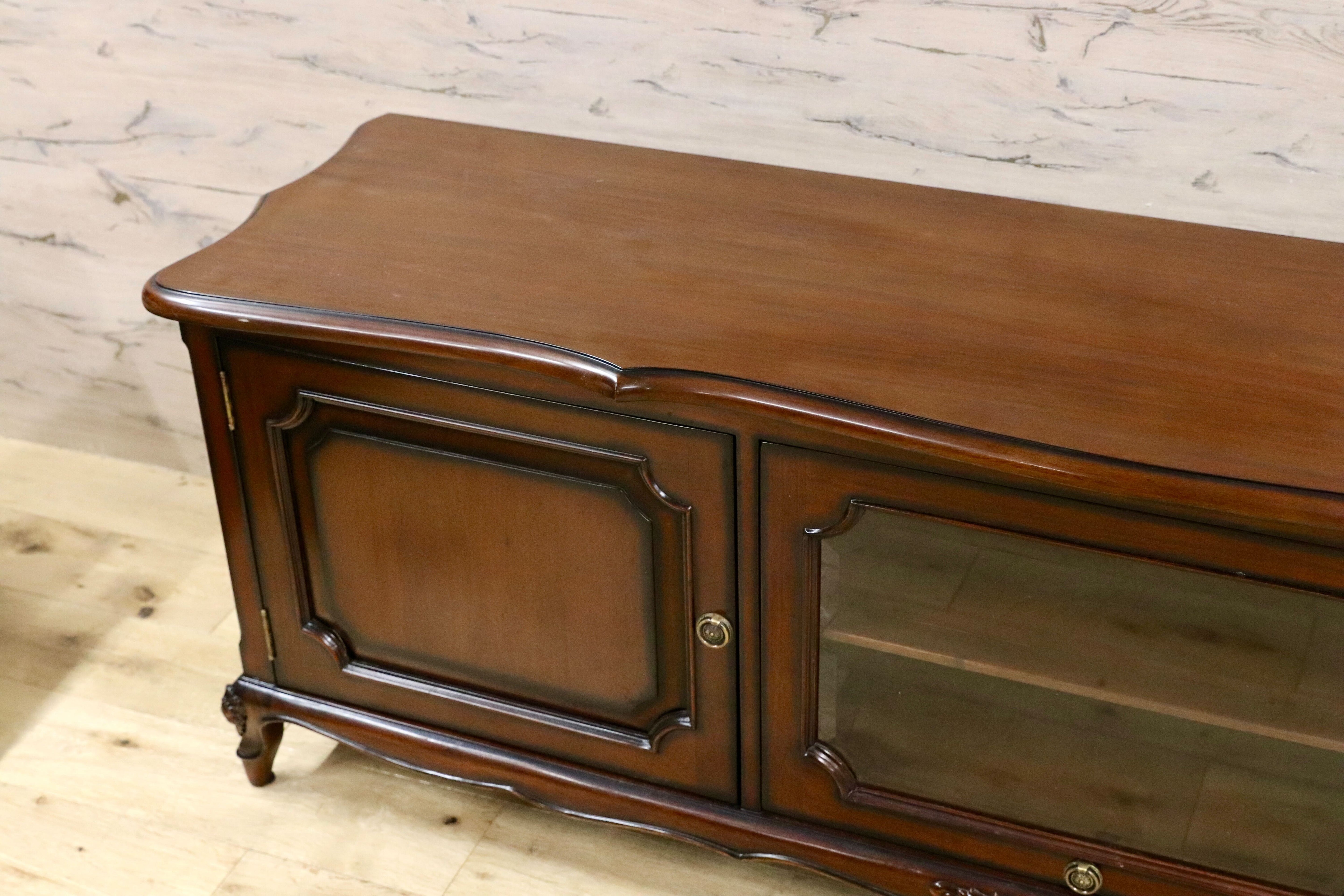 GMIK753○Malina Cassili クラシック アンティーク調 テレビボード TVボード AVボード ローボード リビング収納 定価約17.3万