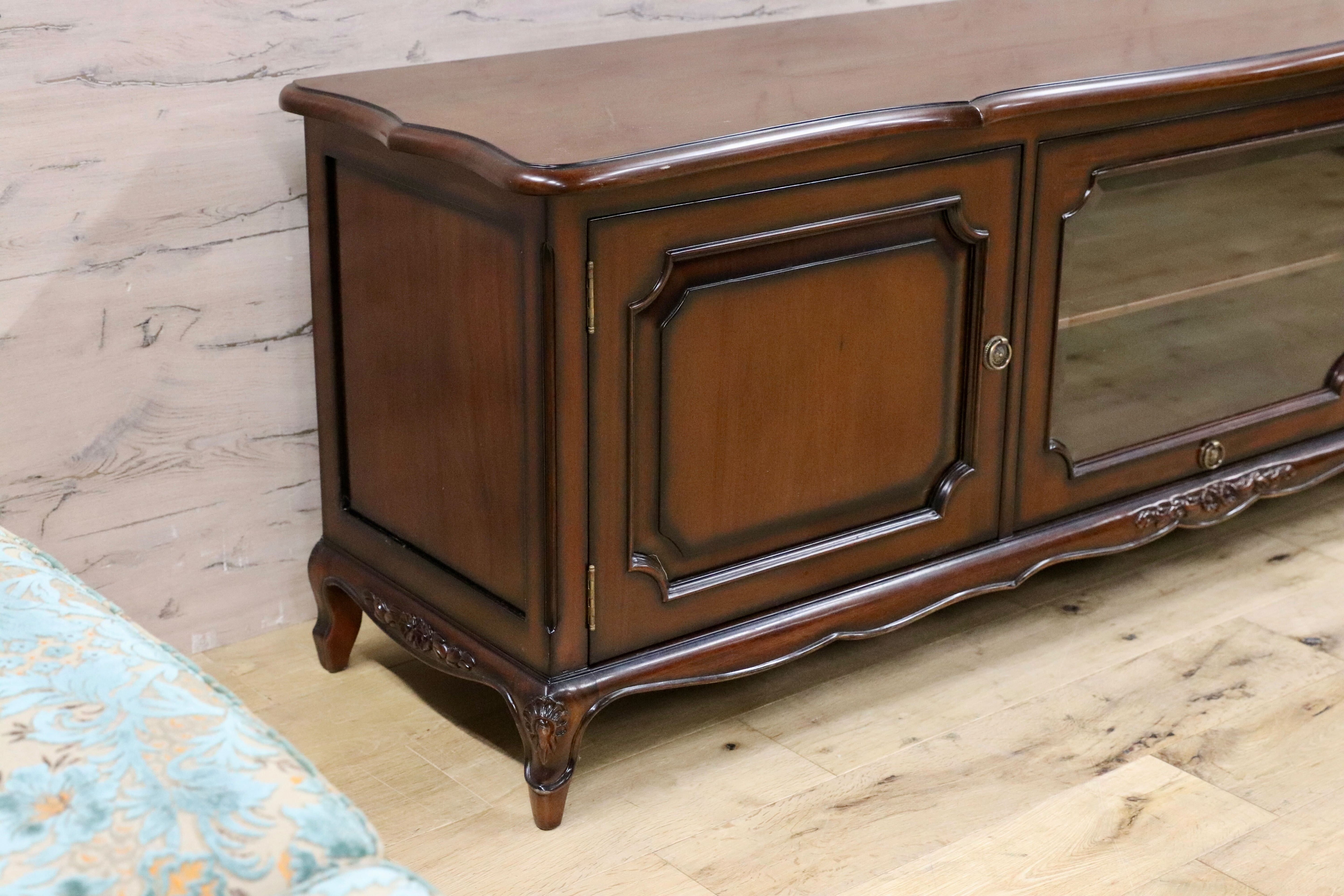 GMIK753○Malina Cassili クラシック アンティーク調 テレビボード TVボード AVボード ローボード リビング収納 定価約17.3万