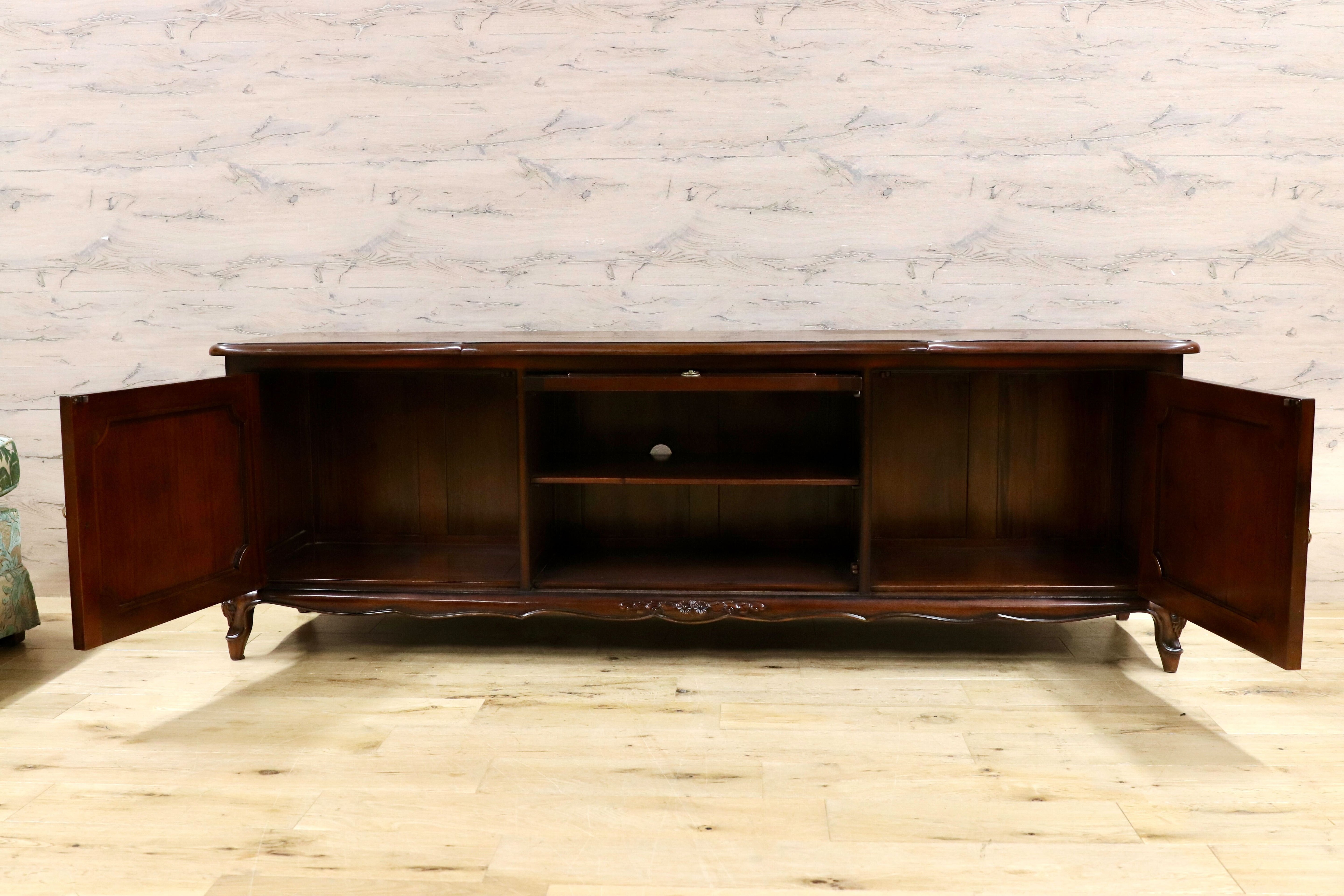 GMIK753○Malina Cassili クラシック アンティーク調 テレビボード TVボード AVボード ローボード リビング収納 定価約17.3万