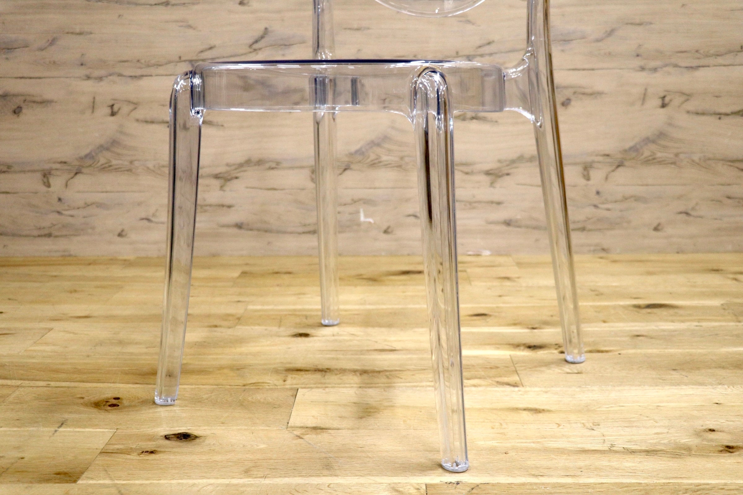 GMJH267C○Calligaris / カリガリス Parisienne パリジェンヌ イタリア製 クリアチェア スケルトンチェア ガーデンチェア モダン