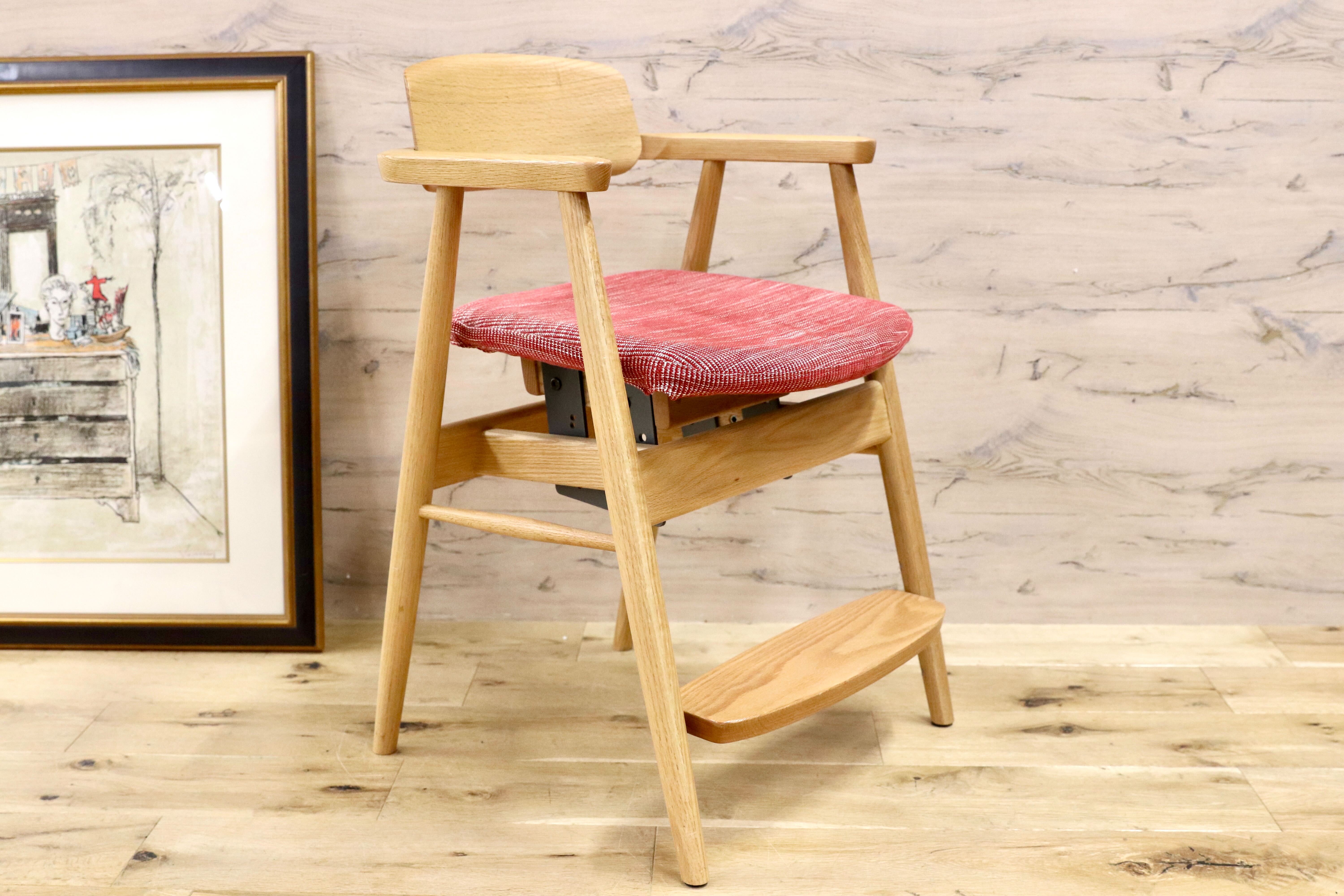 GMGT208○ACTUS / アクタス LIFE キッズチェア 子供椅子 勉強椅子 オーク無垢材 北欧スタイル 定価約6万