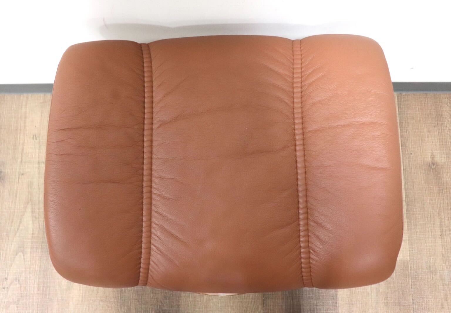 GMGS246A○EKORNES / エコーネス オットマン フットスツール 本革 北欧 ノルウェー ワインレッド ライトブラウン