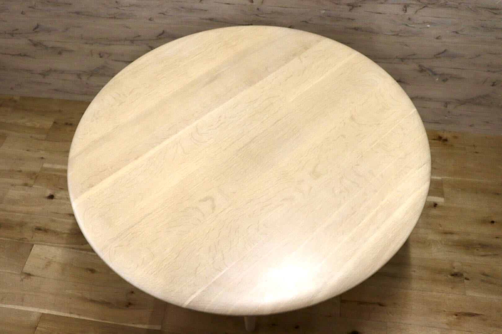 GMJS127○Ritzwell / リッツウェル MO TABLE ダイニングテーブル ラウンドテーブル 北欧スタイル オーク無垢材 定価約53万 展示品