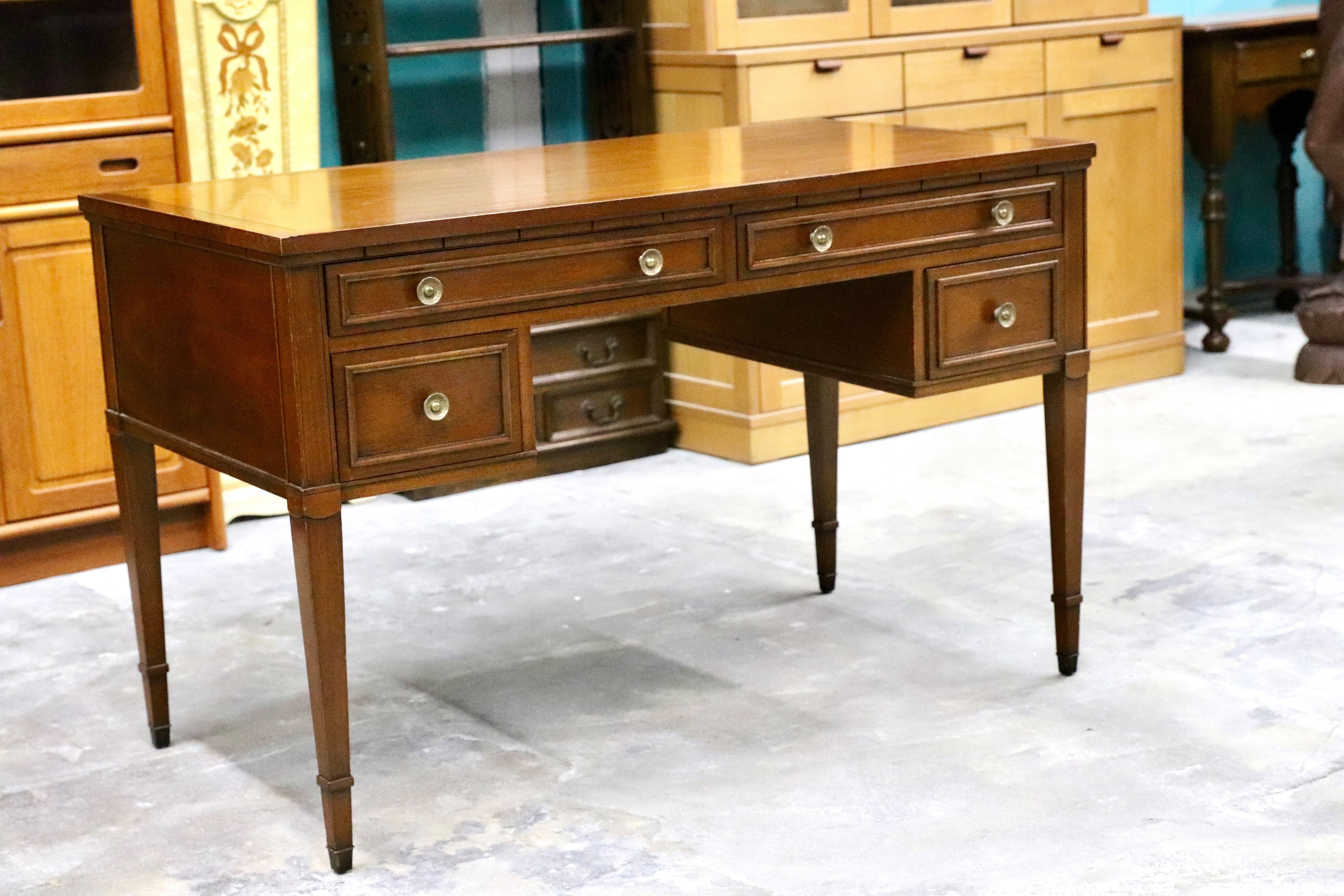 GMIK406○DREXEL HERITAGE / ドレクセルヘリテイジ トライユン 学習机 デスク 書斎机 US クラシック ヴィンテージ 定価約42万