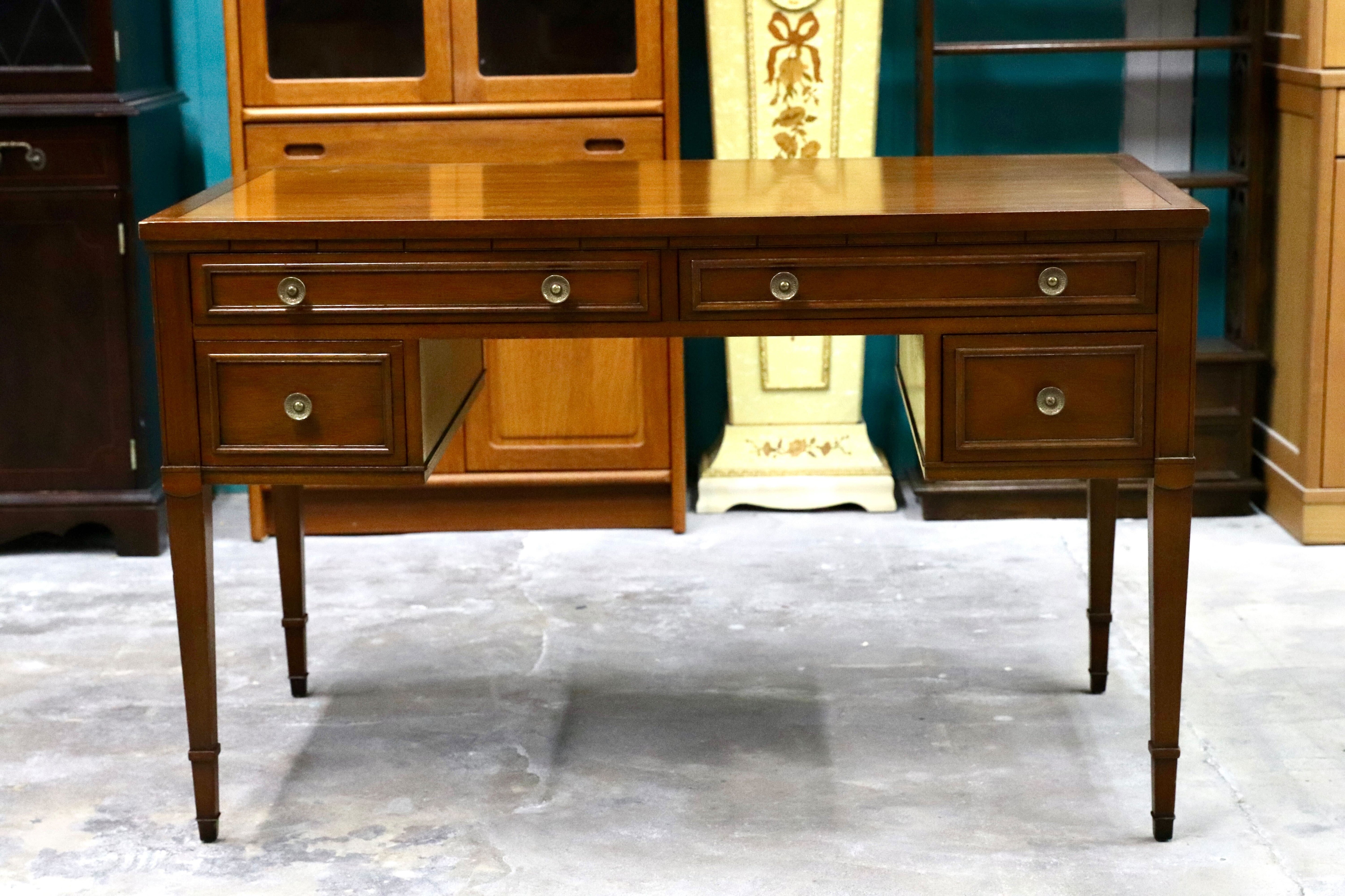 GMIK406○DREXEL HERITAGE / ドレクセルヘリテイジ トライユン 学習机 デスク 書斎机 US クラシック ヴィンテージ 定価約42万