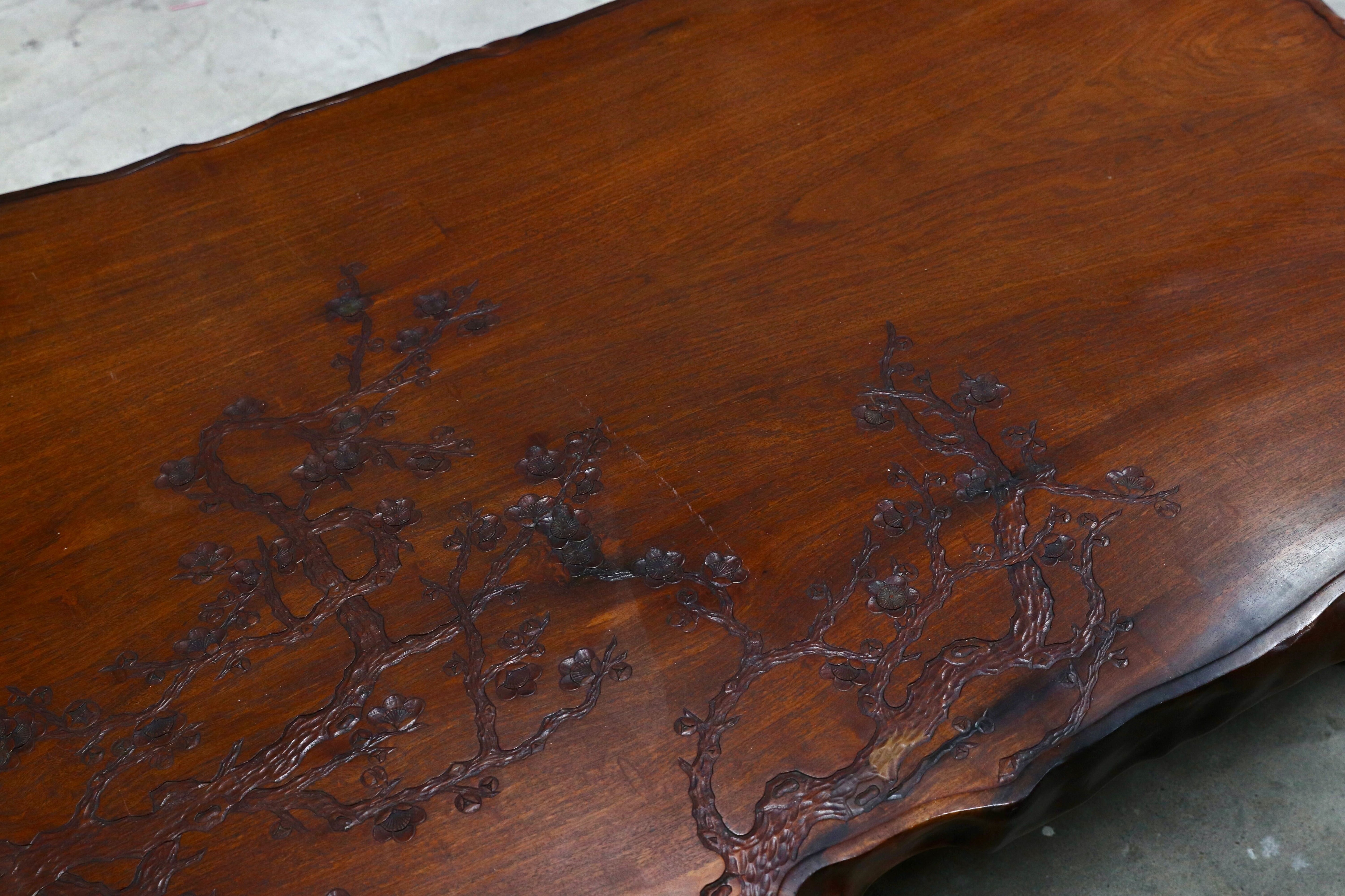 GMIH371○花梨材 座卓 センターテーブル リビングテーブル ローテーブル 和室 座敷 和家具 レトロ アンティーク