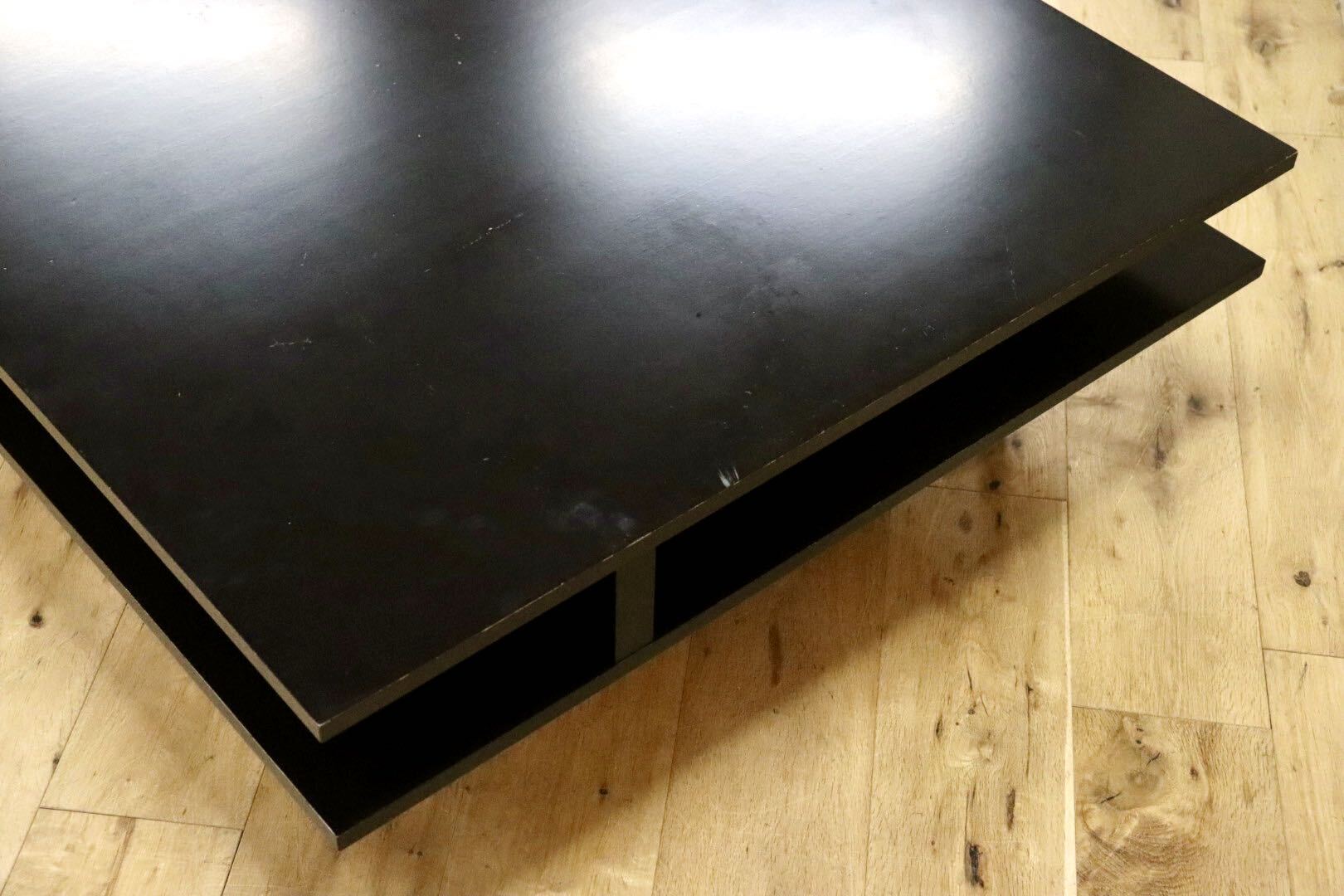 GMJS125○BoConcept / ボーコンセプト サンドイッチ コーヒーテーブル リビングテーブル センターテーブル 北欧 デンマーク ダークブラウン