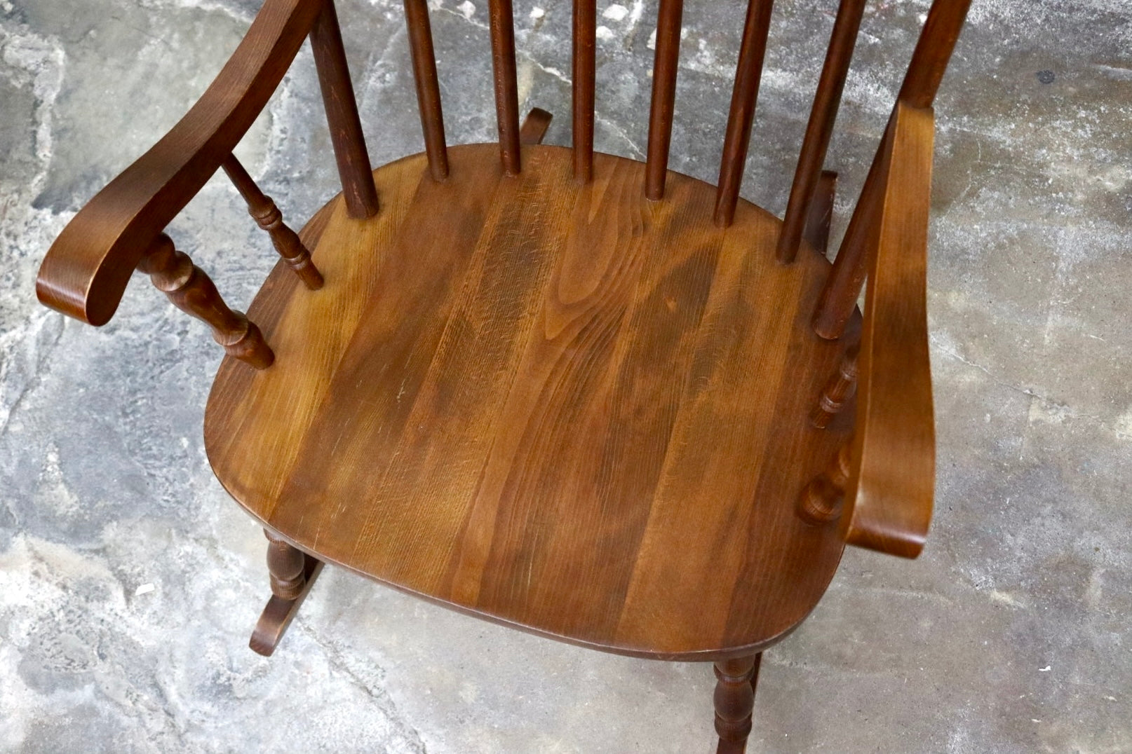 GMJH190○柏木工 / KASHIWAロッキングチェア 椅子 揺り椅子 飛騨家具 レトロ カントリー ヴィンテージ 国産家具