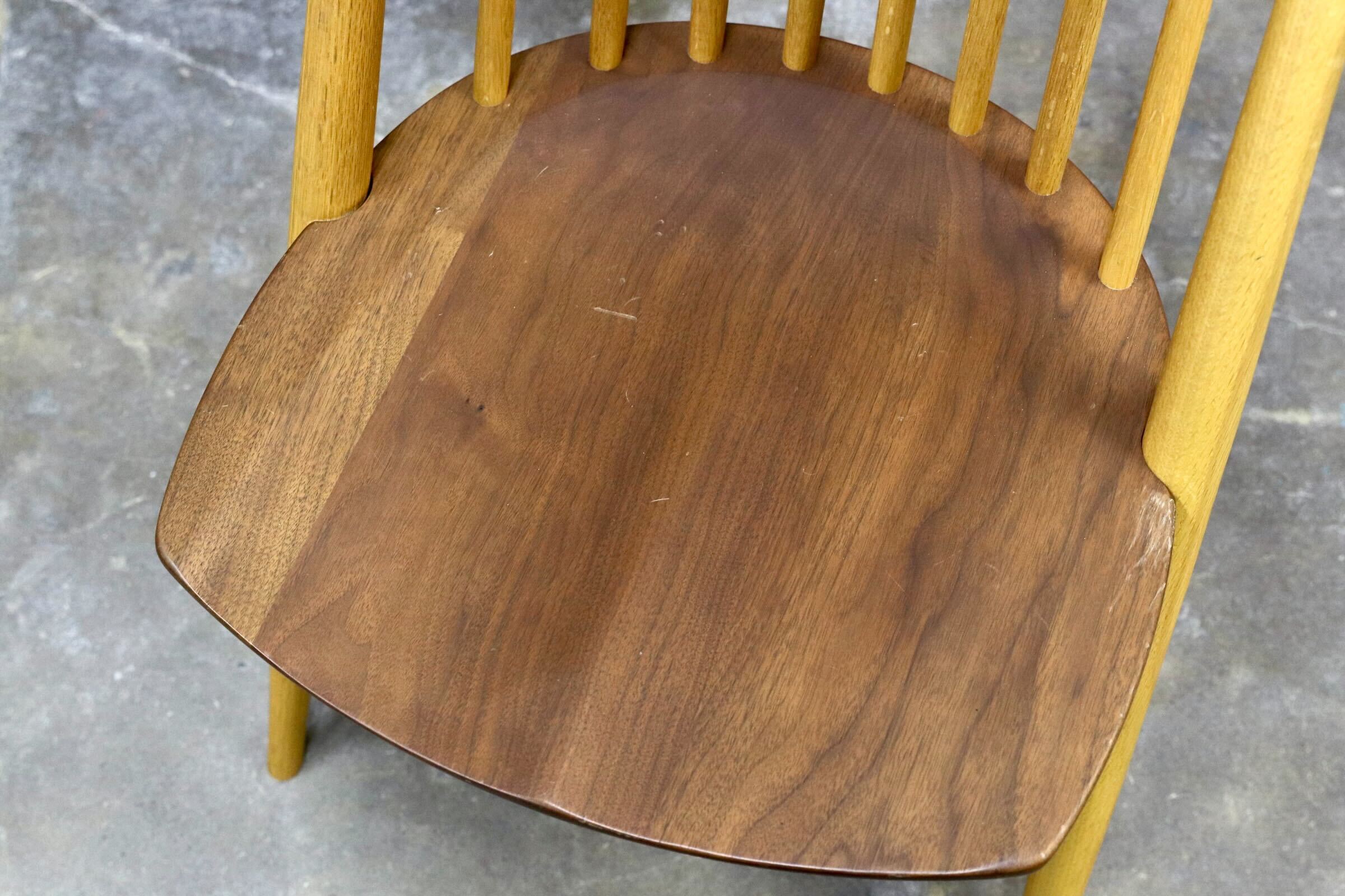 GMJS105B○KASHIWA / 柏木工 CIVIL シビル CC71K ダイニングチェア ウォールナット材×オーク材 国産家具 定価約6.3万円 展示品