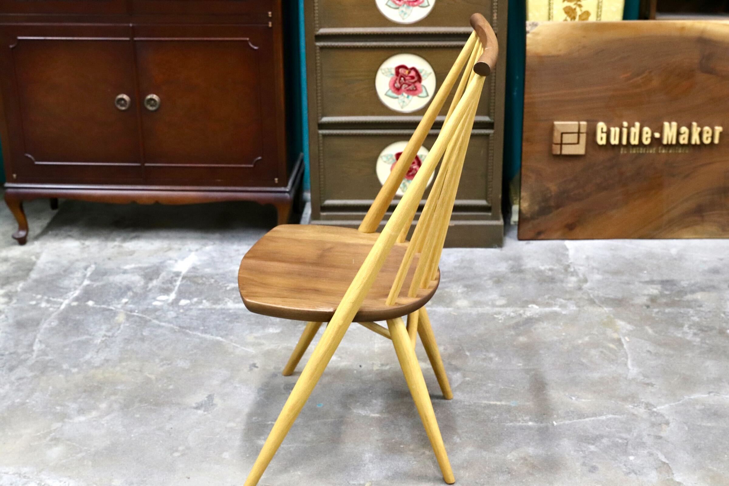 GMJS105B○KASHIWA / 柏木工 CIVIL シビル CC71K ダイニングチェア ウォールナット材×オーク材 国産家具 定価約6.3万円 展示品
