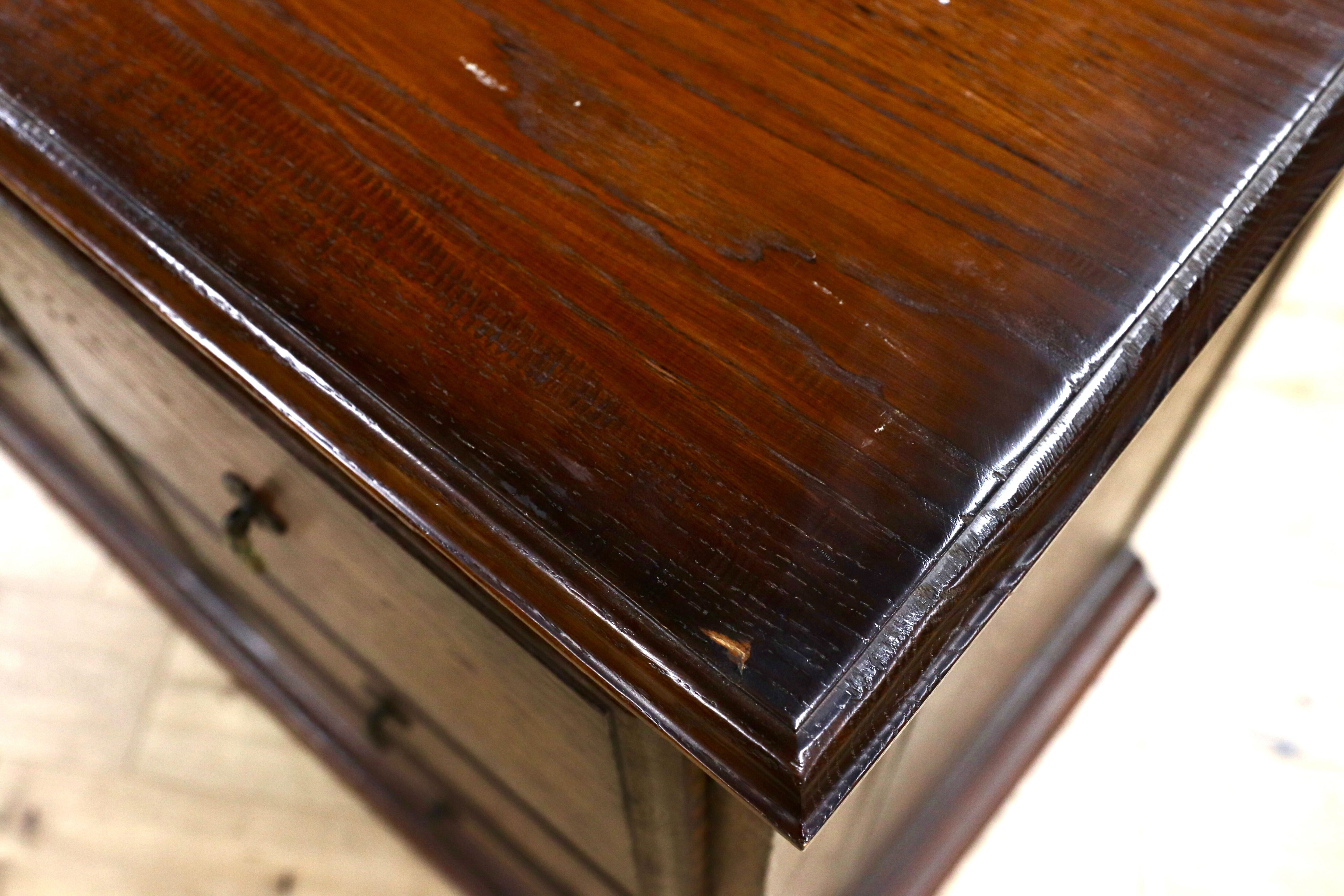 GMEK418○イギリス アンティーク 大型キャビネット リビングボード 収納棚 飾り棚 ヴィンテージ 最高級 オーク無垢材 約150万