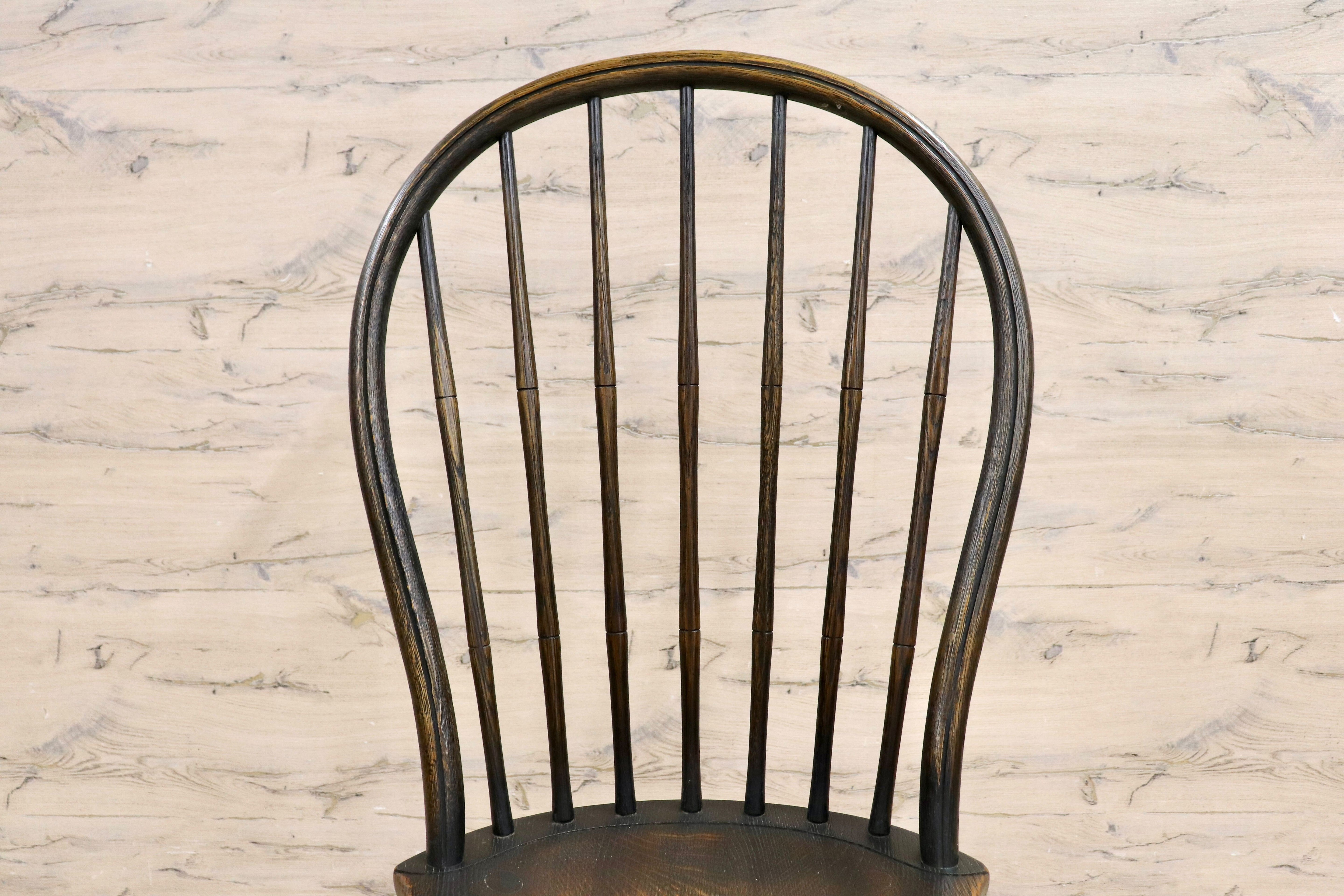 GMIK612A○飛騨産業 / HIDA キツツキ PROVINCIAL ボウバックチェア ダイニングチェア 椅子 オーク無垢材 定価17.6万