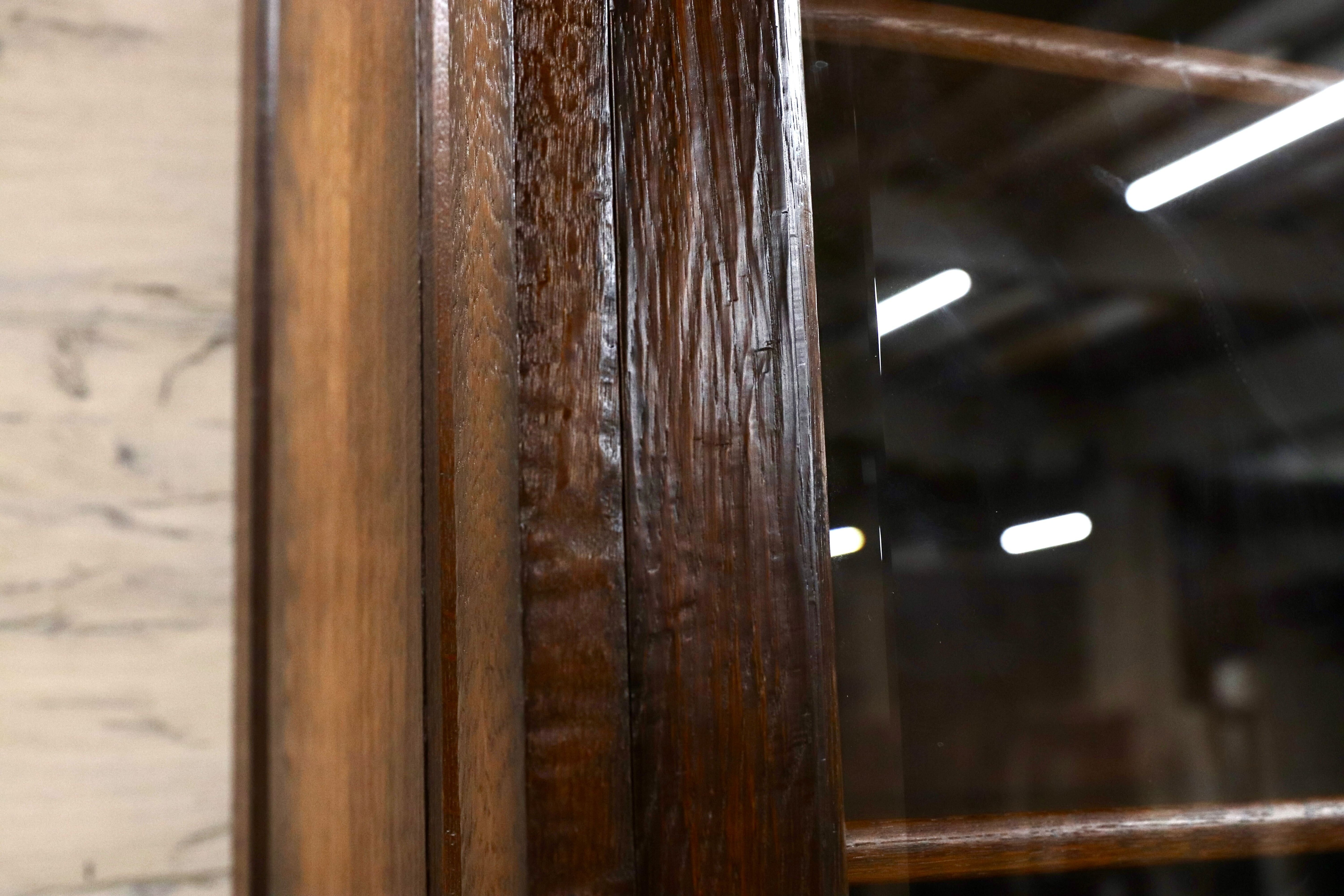 GMEK418○イギリス アンティーク 大型キャビネット リビングボード 収納棚 飾り棚 ヴィンテージ 最高級 オーク無垢材 約150万