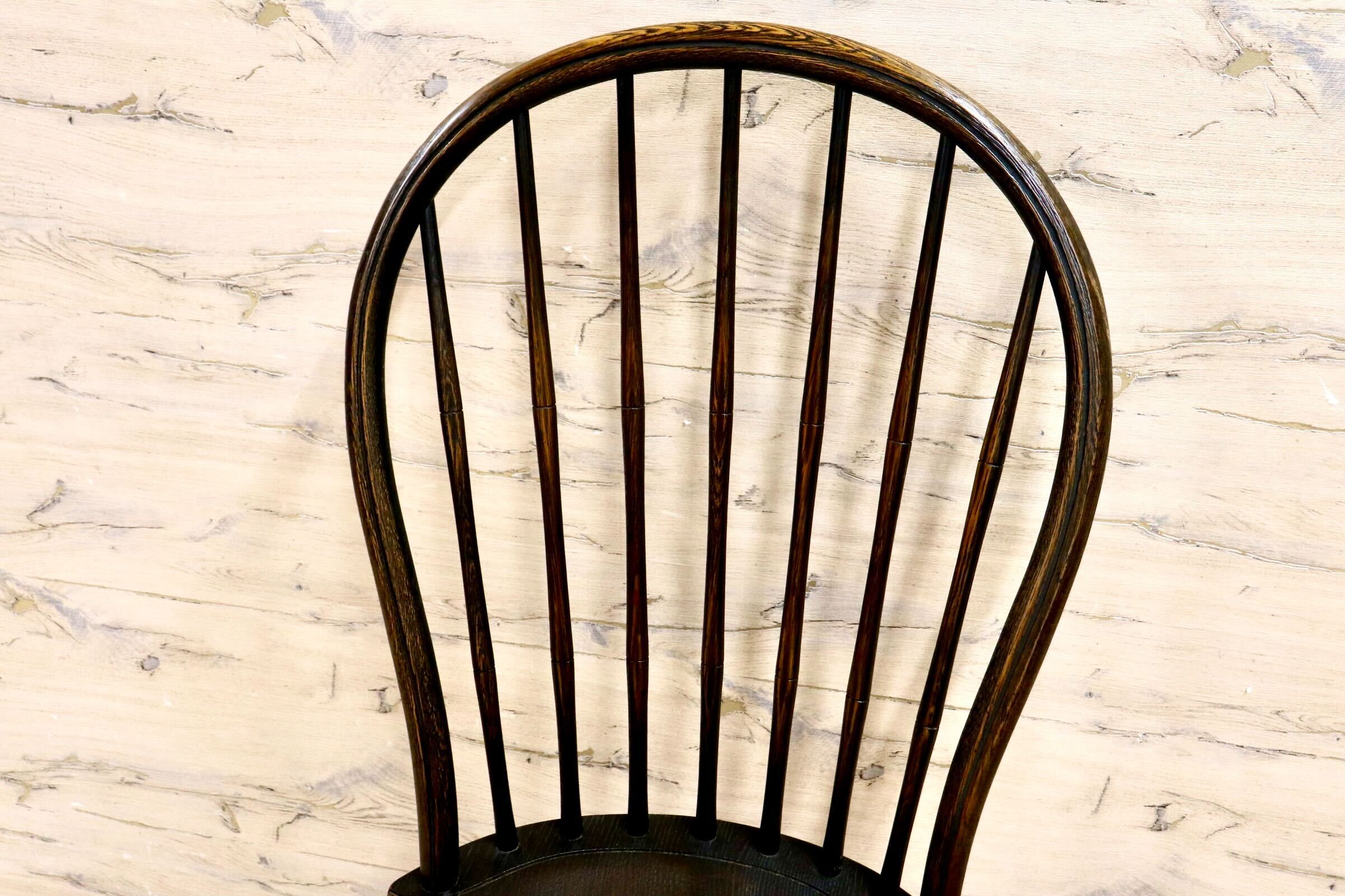 GMIK612B○飛騨産業 / HIDA キツツキ PROVINCIAL ボウバックチェア ダイニングチェア 椅子 オーク無垢材 定価17.6万