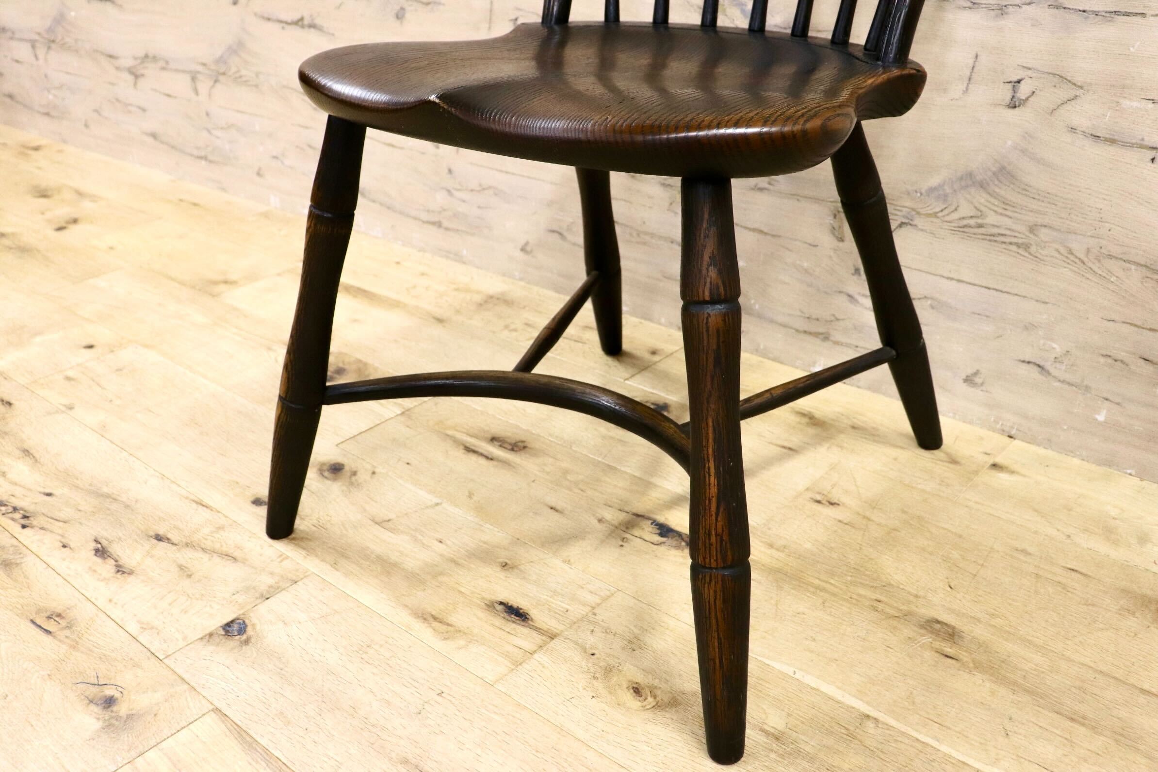 GMIK612B○飛騨産業 / HIDA キツツキ PROVINCIAL ボウバックチェア ダイニングチェア 椅子 オーク無垢材 定価17.6万