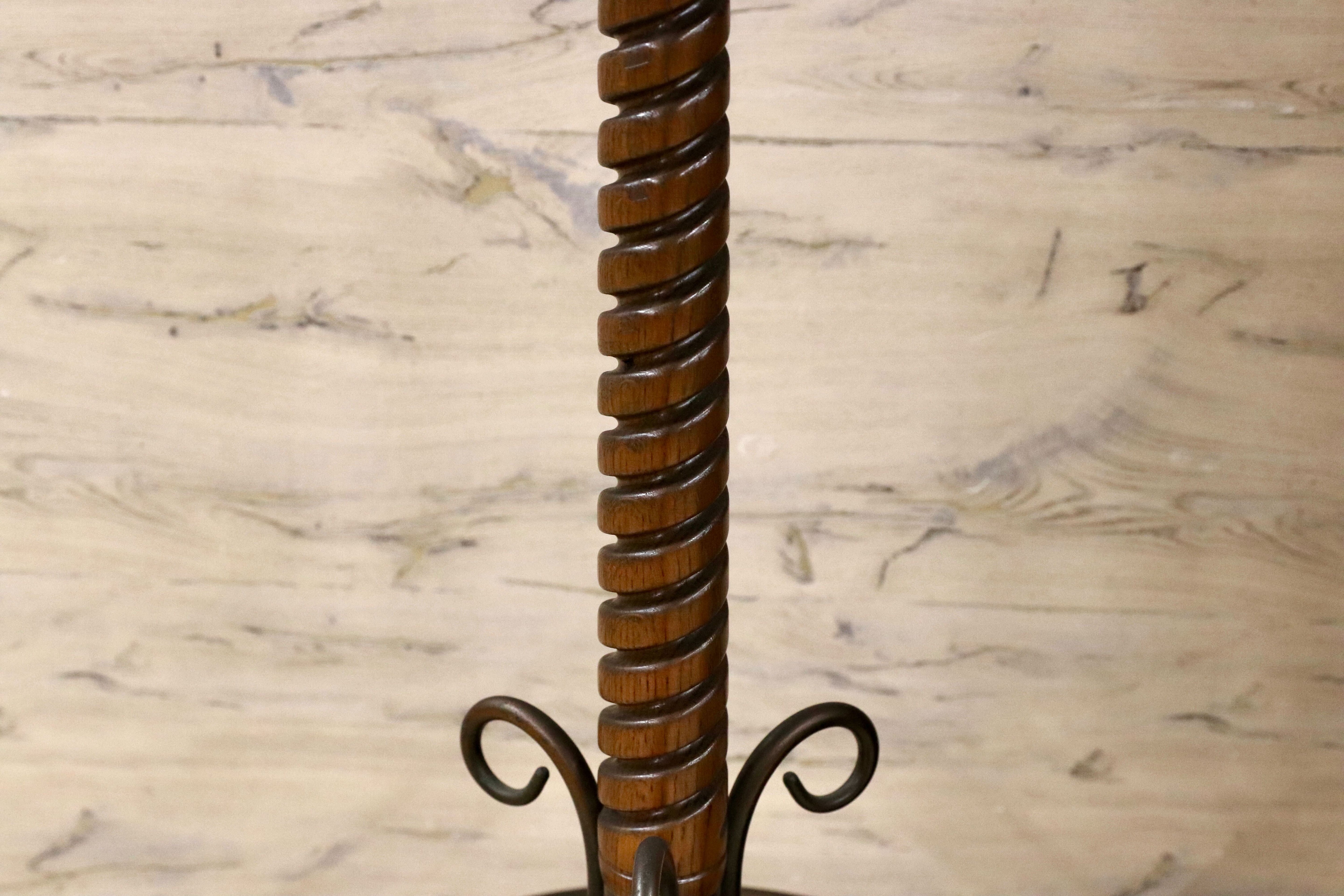 GMIS490○オールドマルニ / maruni 孔雀マルニ ポールラック ポールハンガー 年代物 ヴィンテージ アンティーク インテリア オブジェ