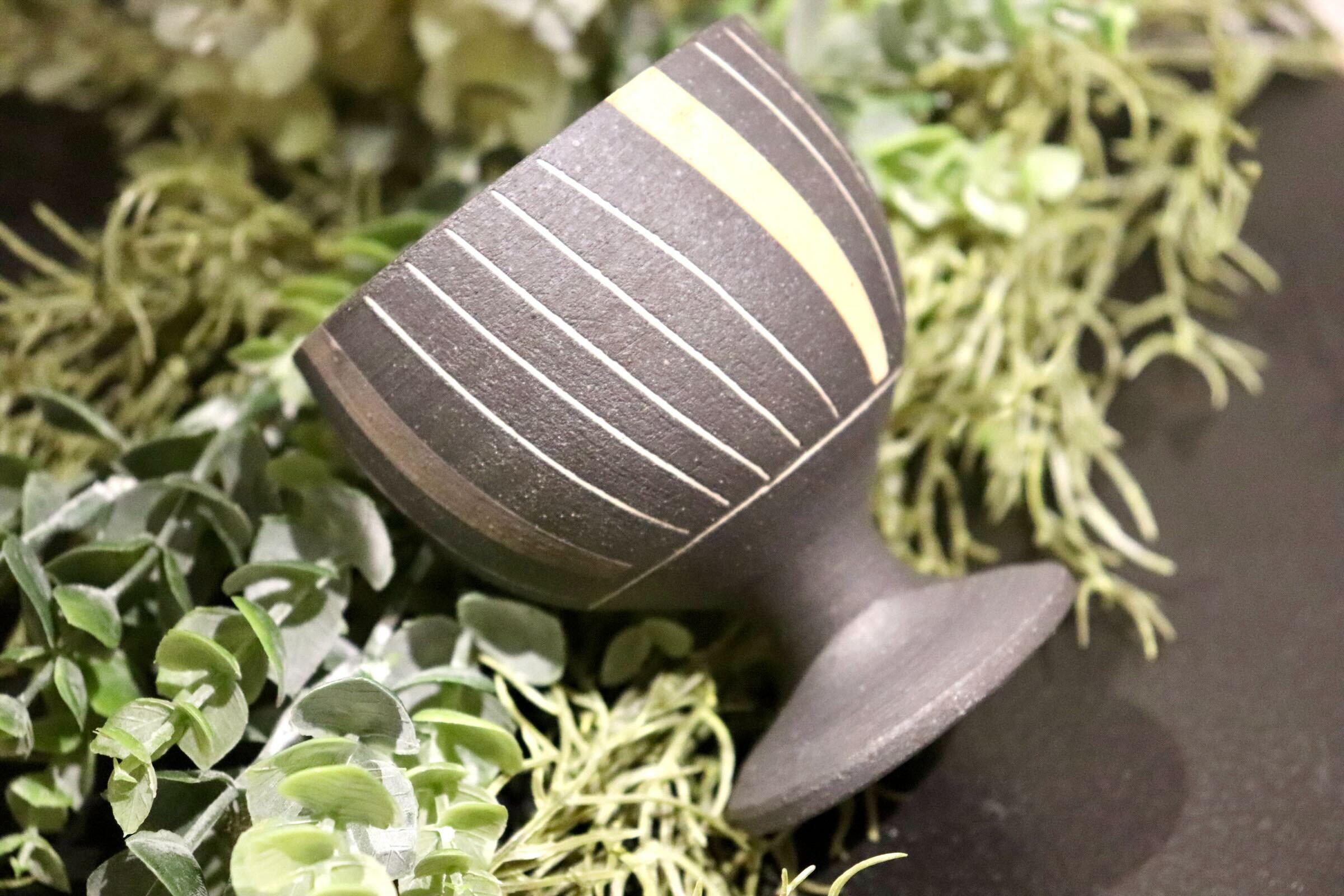 GMIO216-A◯市野悟窯 丹波焼 ワインカップ 陶器 酒器 市野哲次 伝統工芸 丹波篠山 未使用