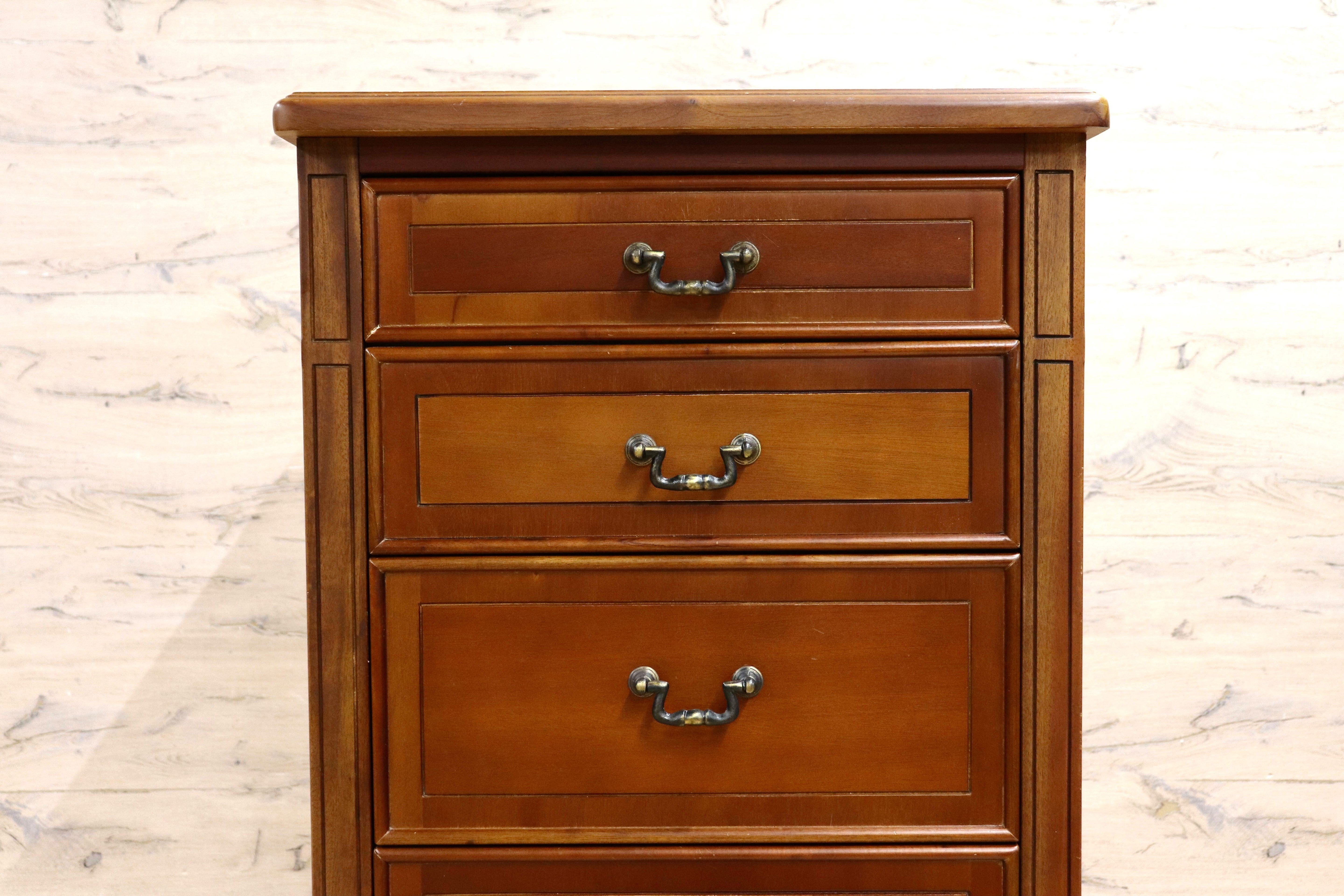 GMIH297○曙工芸 サポーレ 5段チェスト 2315 サイドチェスト 引き出し 収納 チェスト アンティーク調 クラシック インテリア