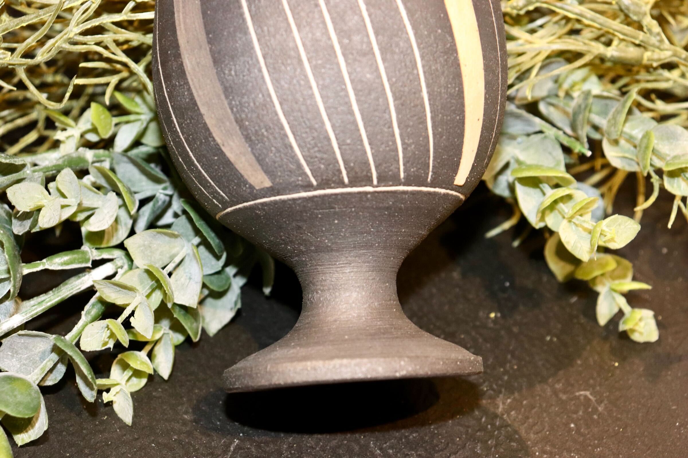 GMIO216-A◯市野悟窯 丹波焼 ワインカップ 陶器 酒器 市野哲次 伝統工芸 丹波篠山 未使用