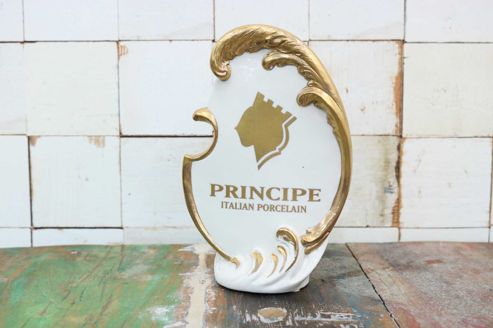 GMIK256◯Porcellane Principe / ポルセラン プリンシペ オブジェ 置物 ディスプレイ 陶器 インテリア小物 イタリア 希少 展示品