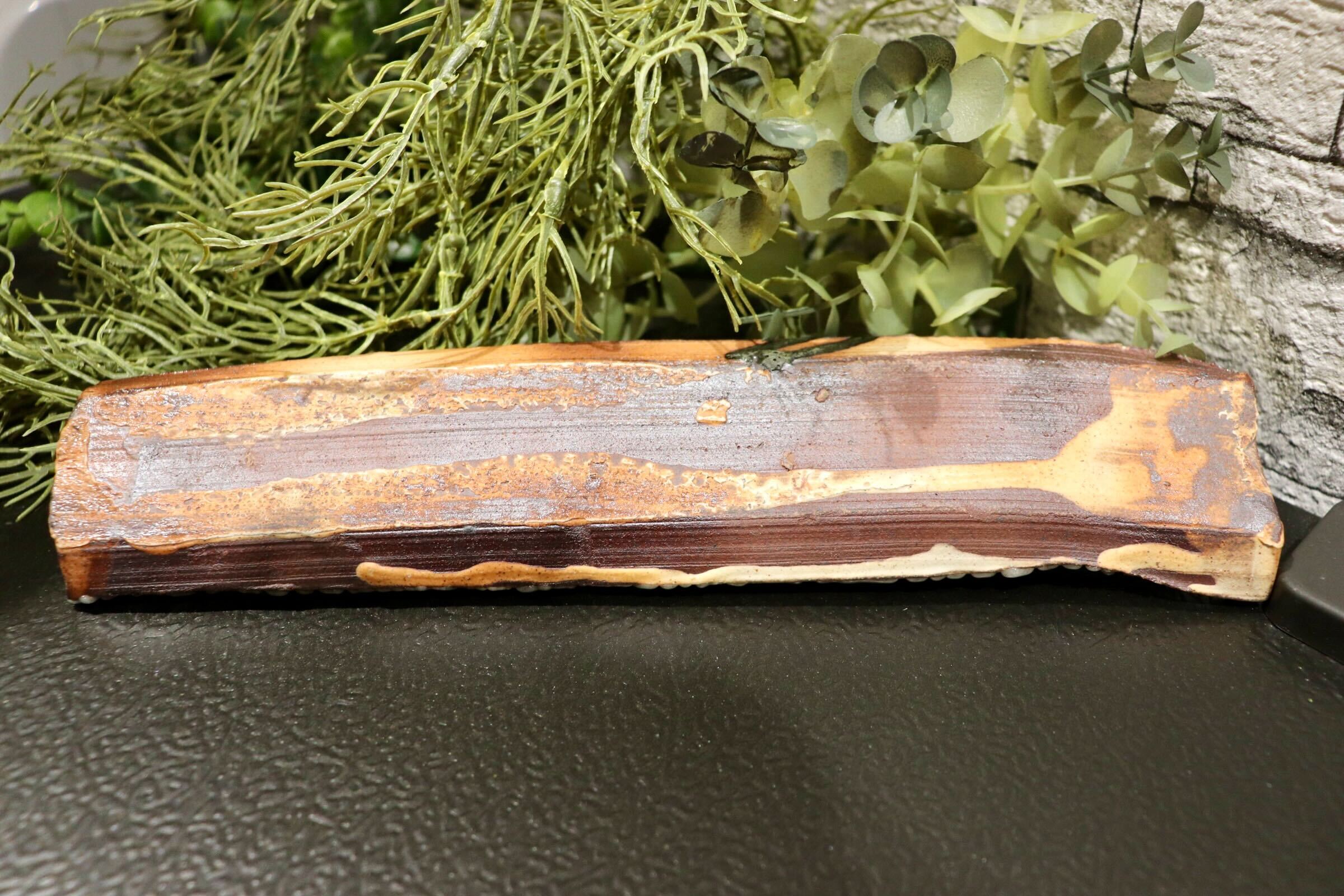 GMIO222M◯丹文窯 丹波焼 インセンスホルダー インテリア 置物 伝統工芸 丹波篠山 未使用