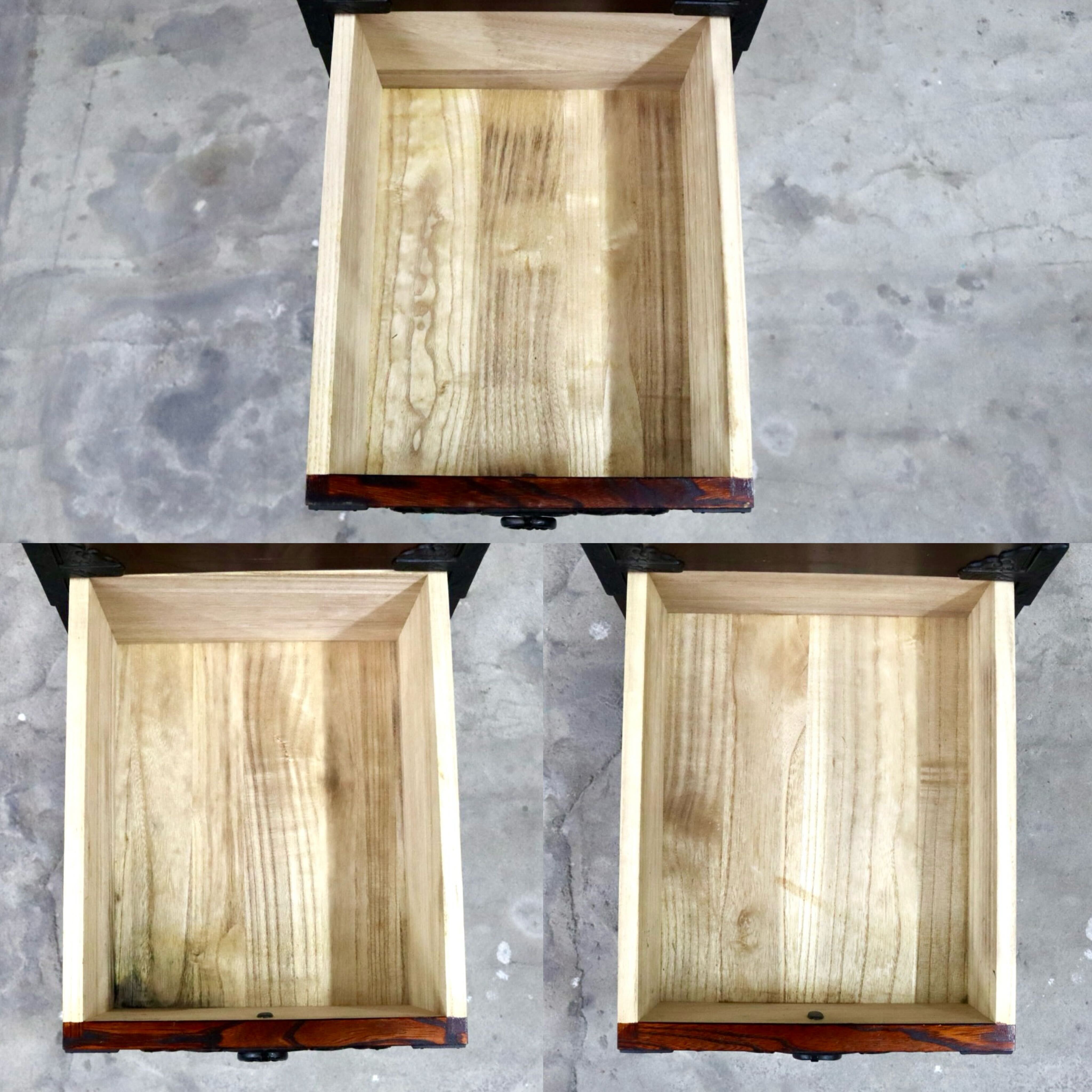 GMIS379B○岩谷堂箪笥 七段チェスト 整理箪笥 リビングボード 引き出し 民藝 伝統工芸 和家具 和モダン レトロ アンティーク