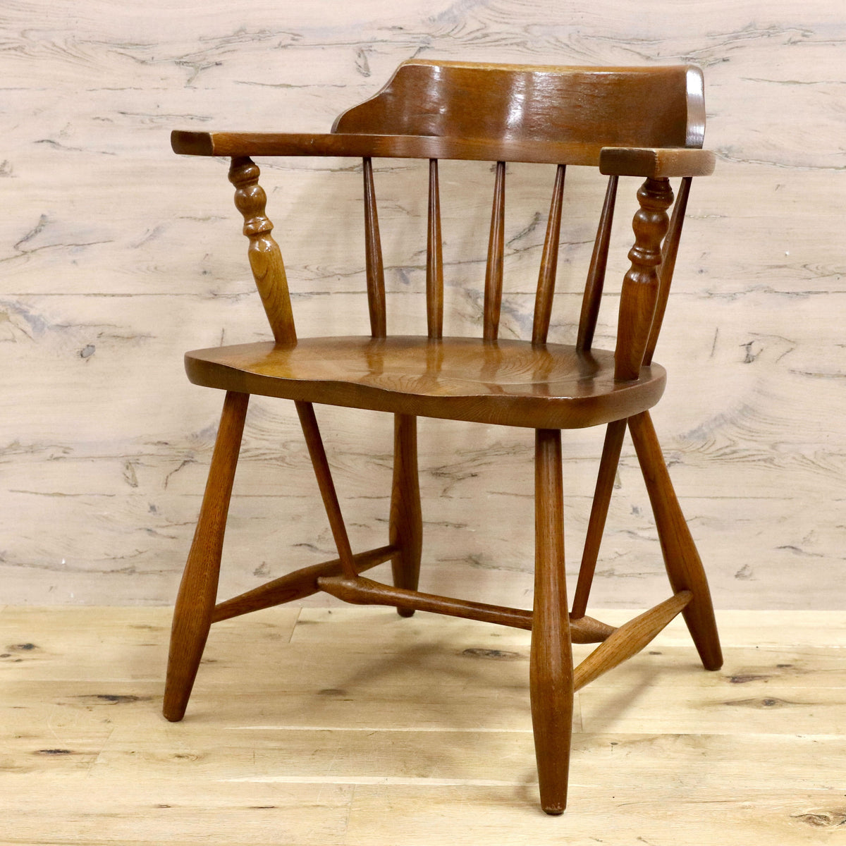 柏木工KASHIWA ダイニングフープバックチェアヴィンテージISG 