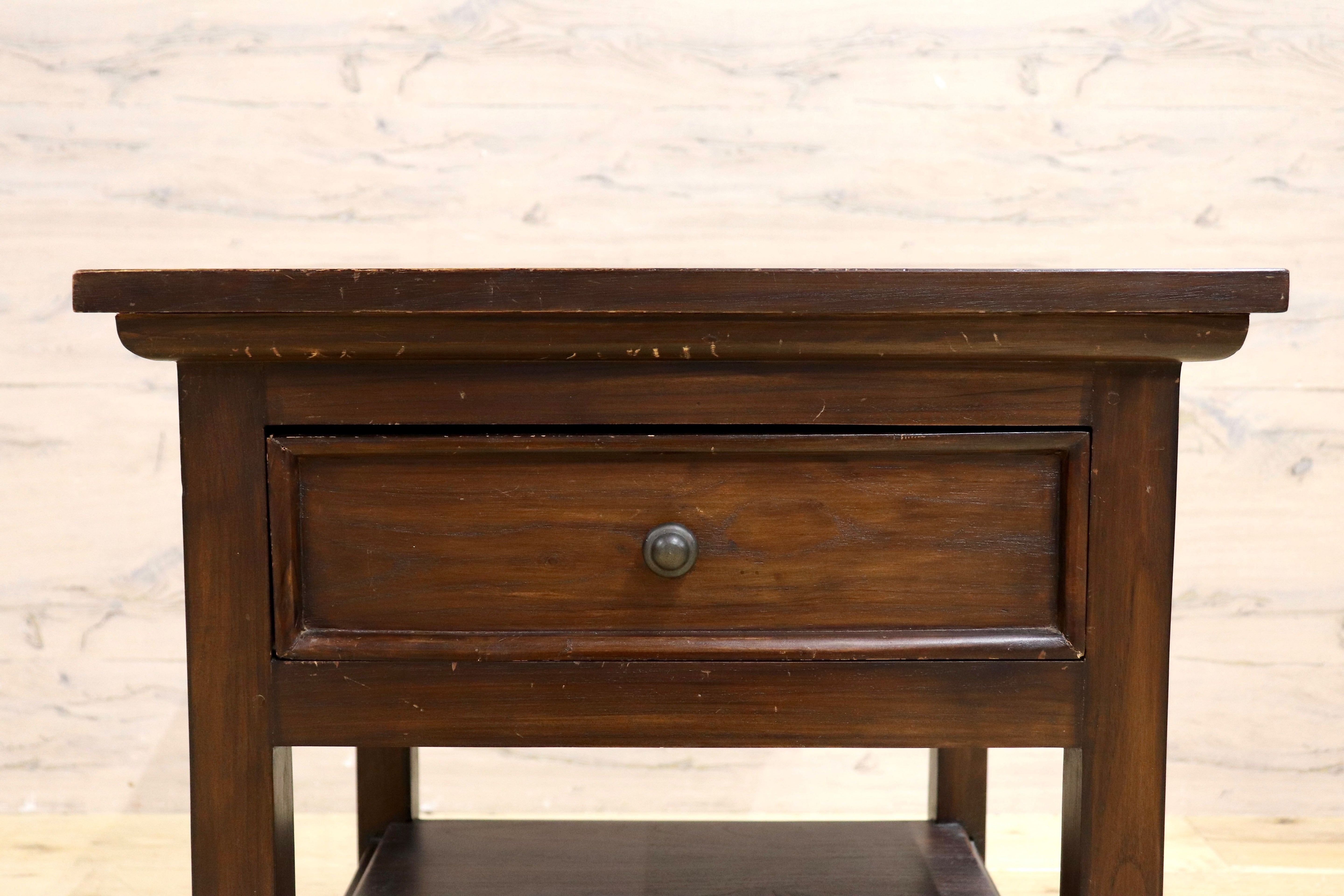 GMIK560D○ヨーロピアン アンティーク ヴィンテージ サイドテーブル コンソール チェスト キャビネット ナイトテーブル 木製 電話台 花台