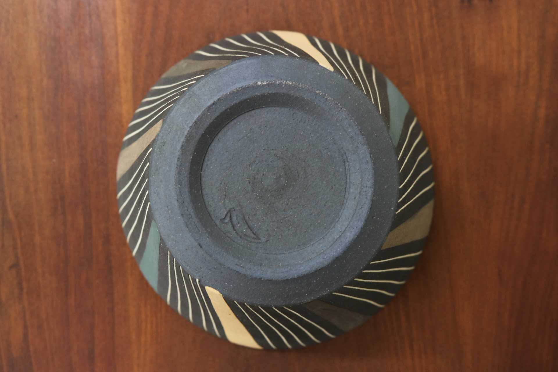 GMJO89◯市野悟窯 市野哲次 丹波焼 中鉢 深皿 陶器 現代陶芸 丹波篠山 作家物