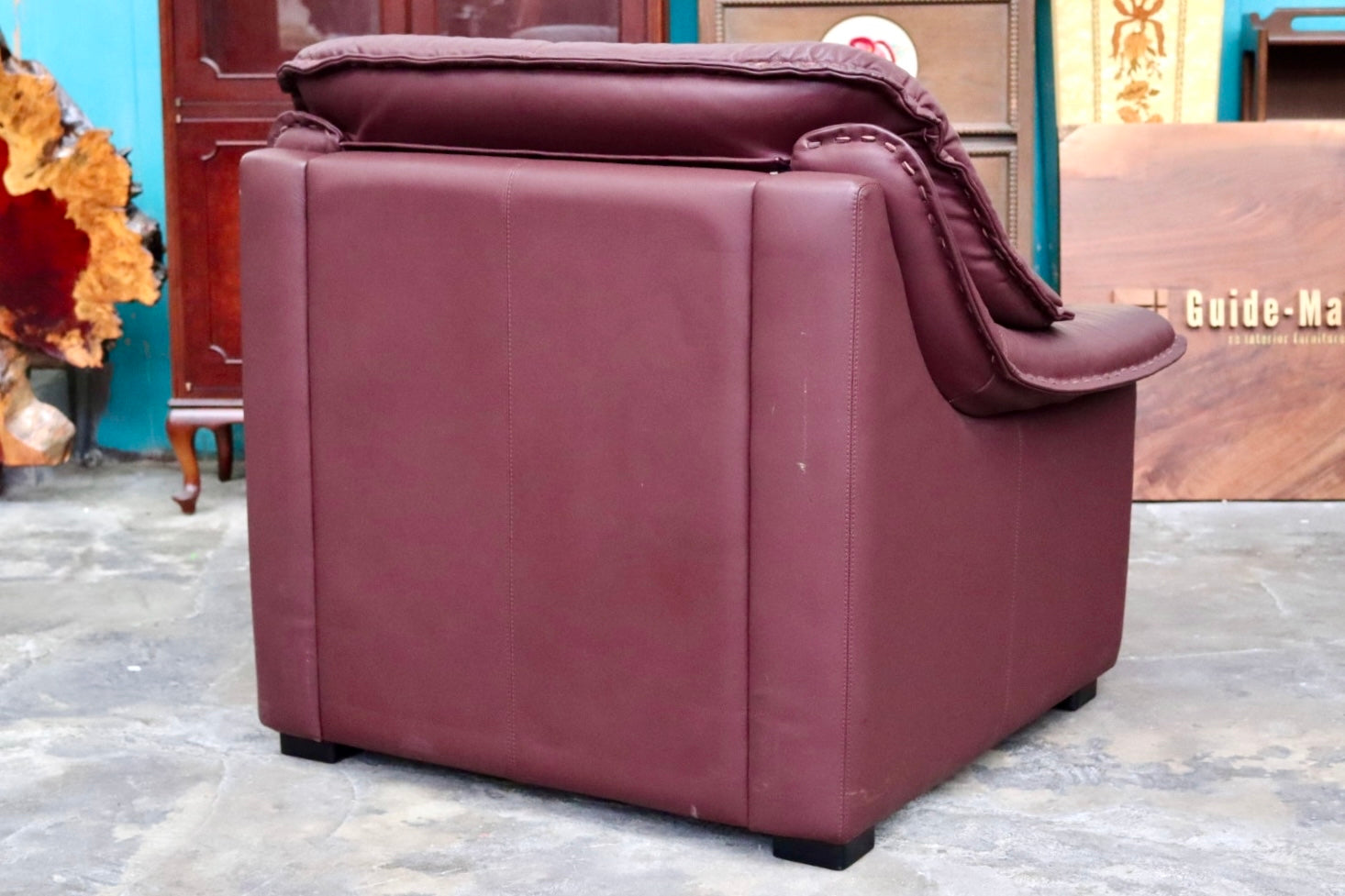 GMJS146A○冨士ファニチア / FUJI FURNITURE 1人掛けソファ シングルソファ 椅子 国産家具 ヴィンテージ