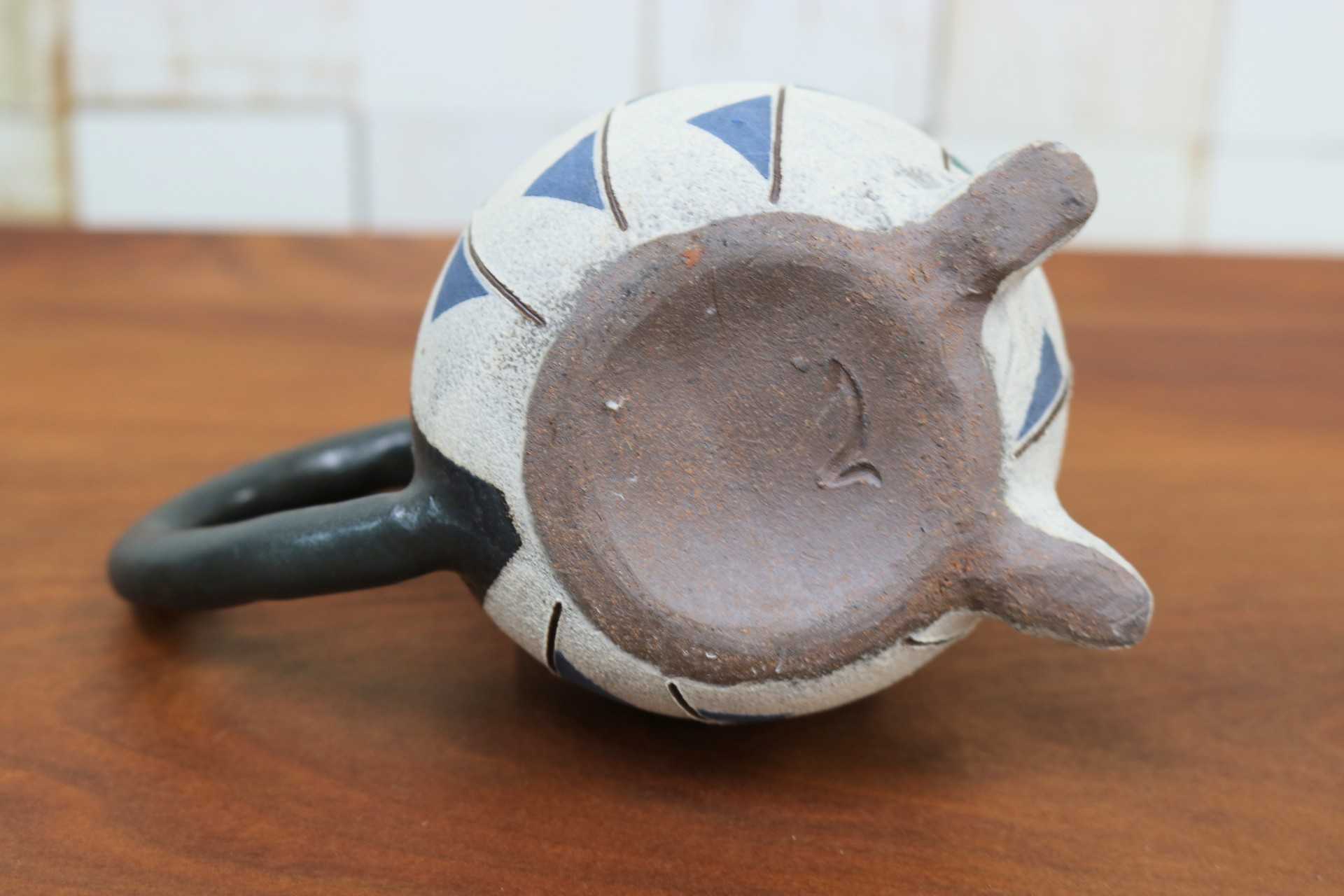 GMJO91C◯市野悟窯 市野哲次 丹波焼 酒器 足付き 陶器 現代陶芸 丹波篠山 作家物