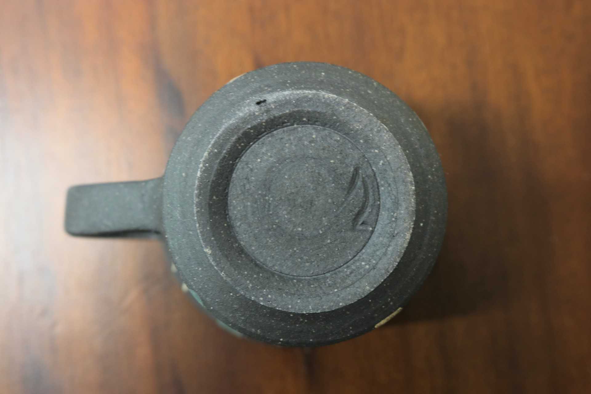 GMJO119J〇市野悟窯 市野哲次 丹波焼 彩色線象嵌 マグカップ 陶器 現代陶芸 作家物
