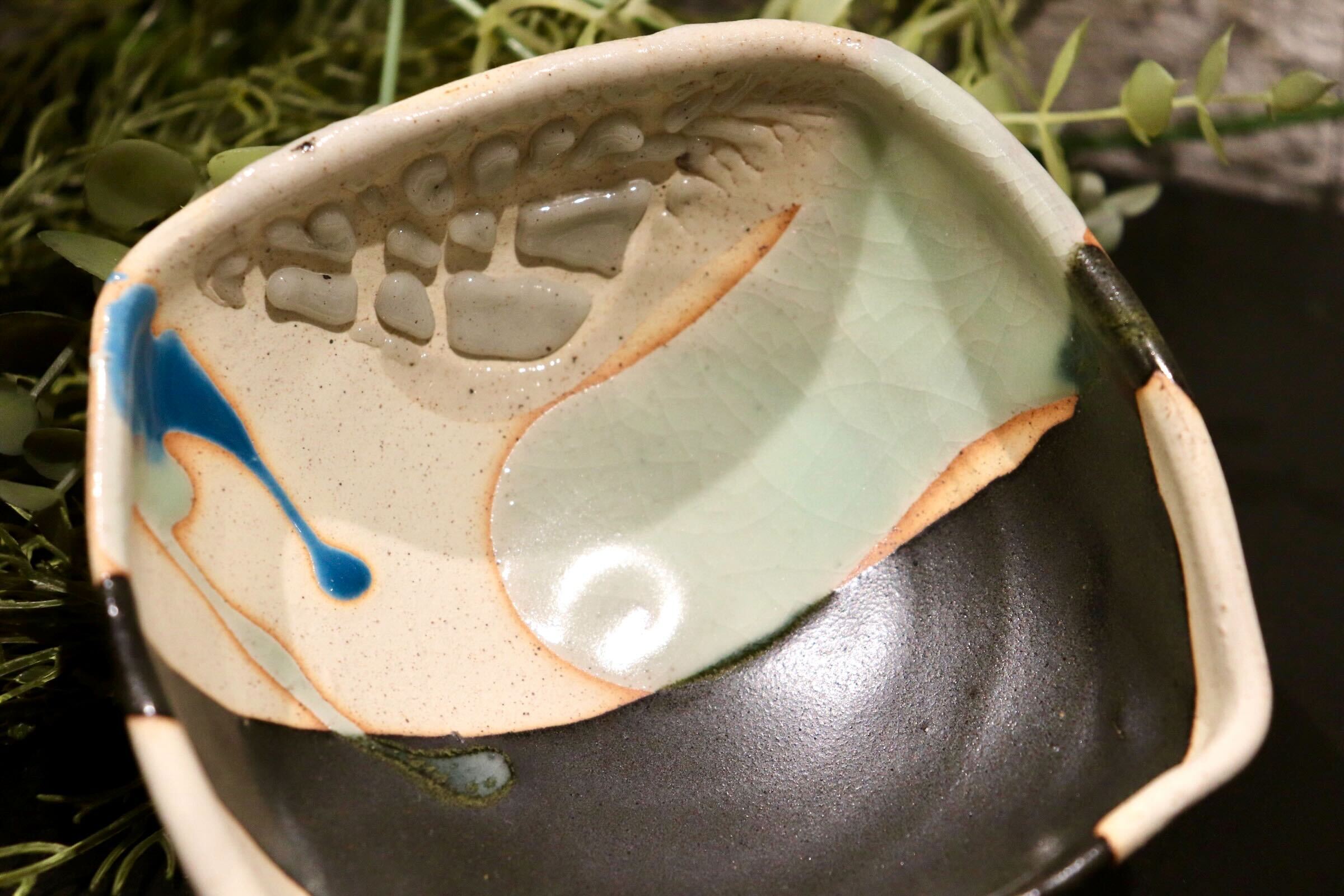 GMIO222E◯丹文窯 丹波焼 陶器 和食器 小皿 小鉢 伝統工芸 丹波篠山 未使用