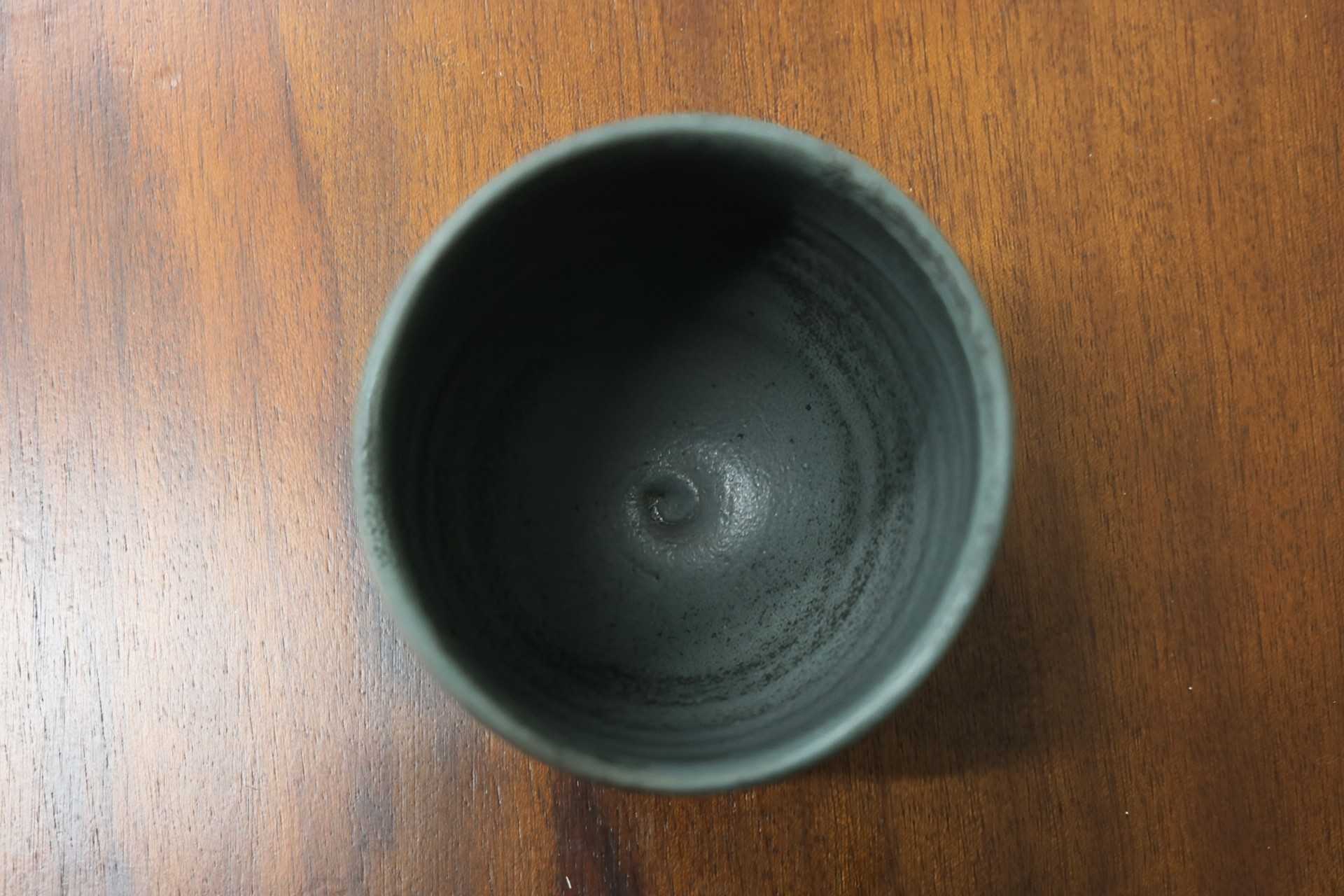 GMJO123◯市野悟窯 市野哲次 丹波焼 彩色線象嵌 カットカップ 陶器 現代陶芸 作家物