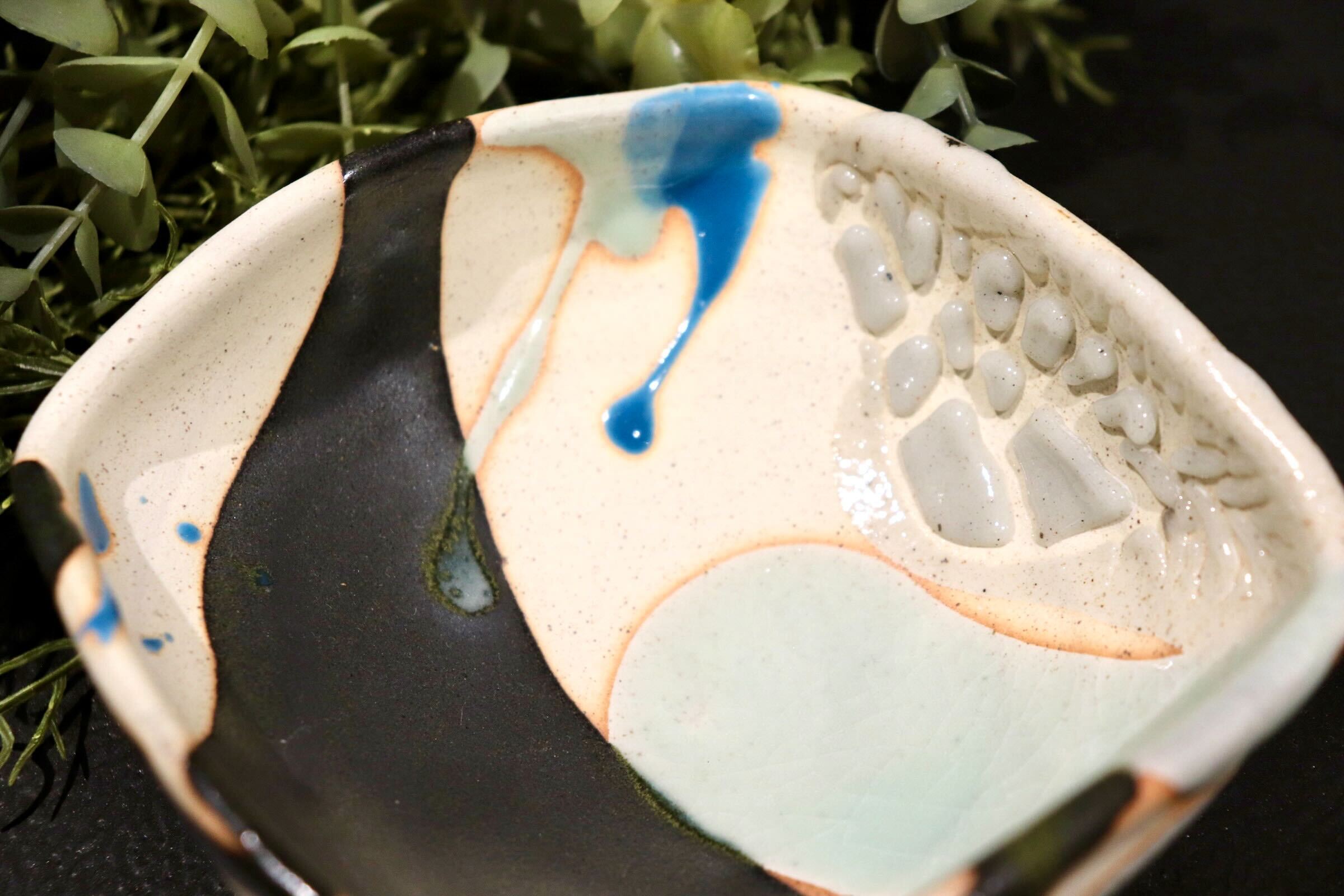 GMIO222E◯丹文窯 丹波焼 陶器 和食器 小皿 小鉢 伝統工芸 丹波篠山 未使用