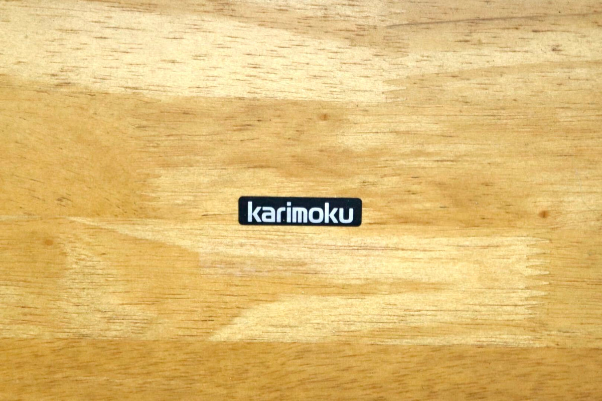 GMJK140◯karimoku / カリモク ローテーブル センターテーブル 食卓テーブル 丸脚 角丸天板 ナチュラル 木目 シンプル レトロ ヴィンテージ