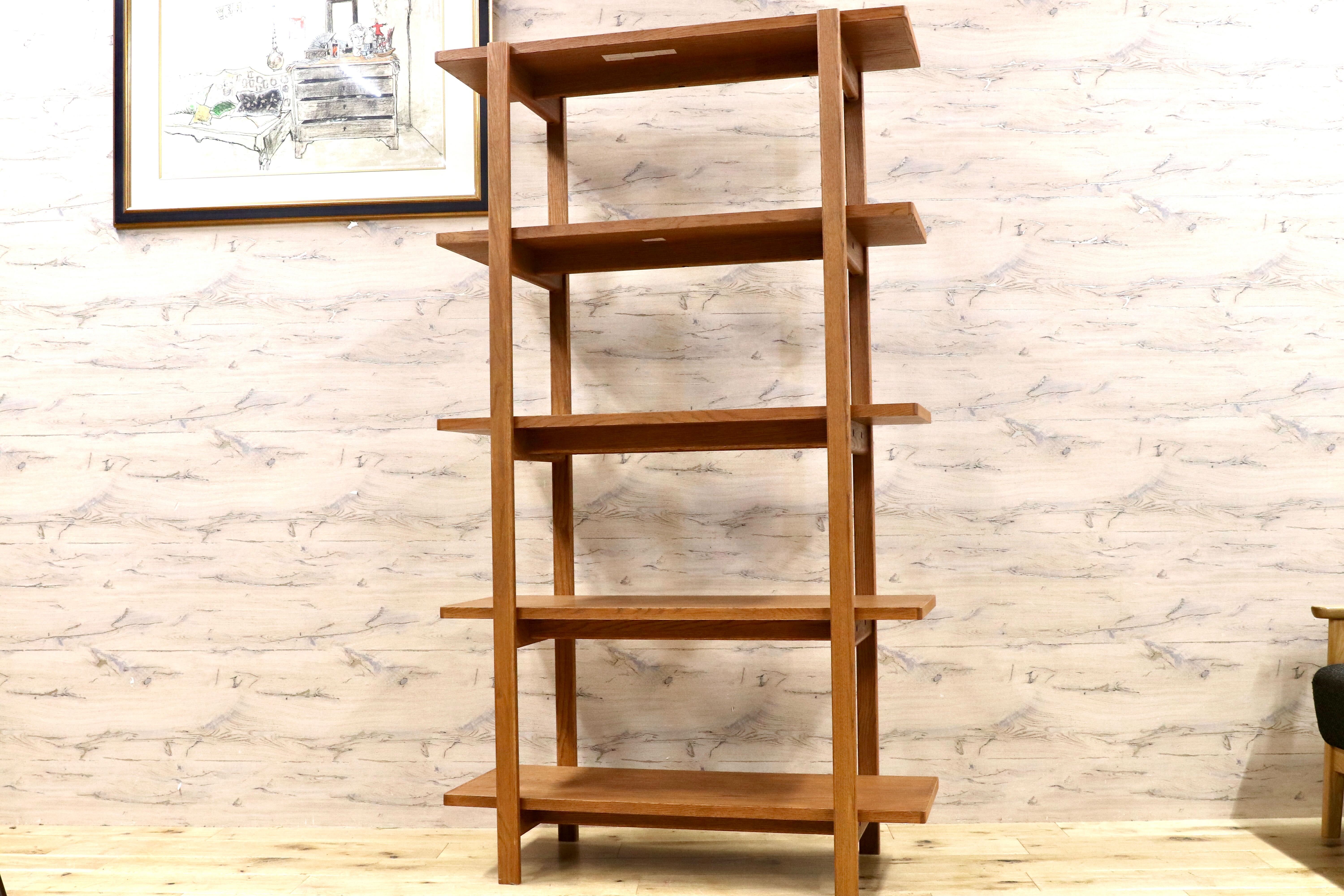 廃盤 / 希少】unico シグネ ブックシェルフ トールシェルフ 本棚