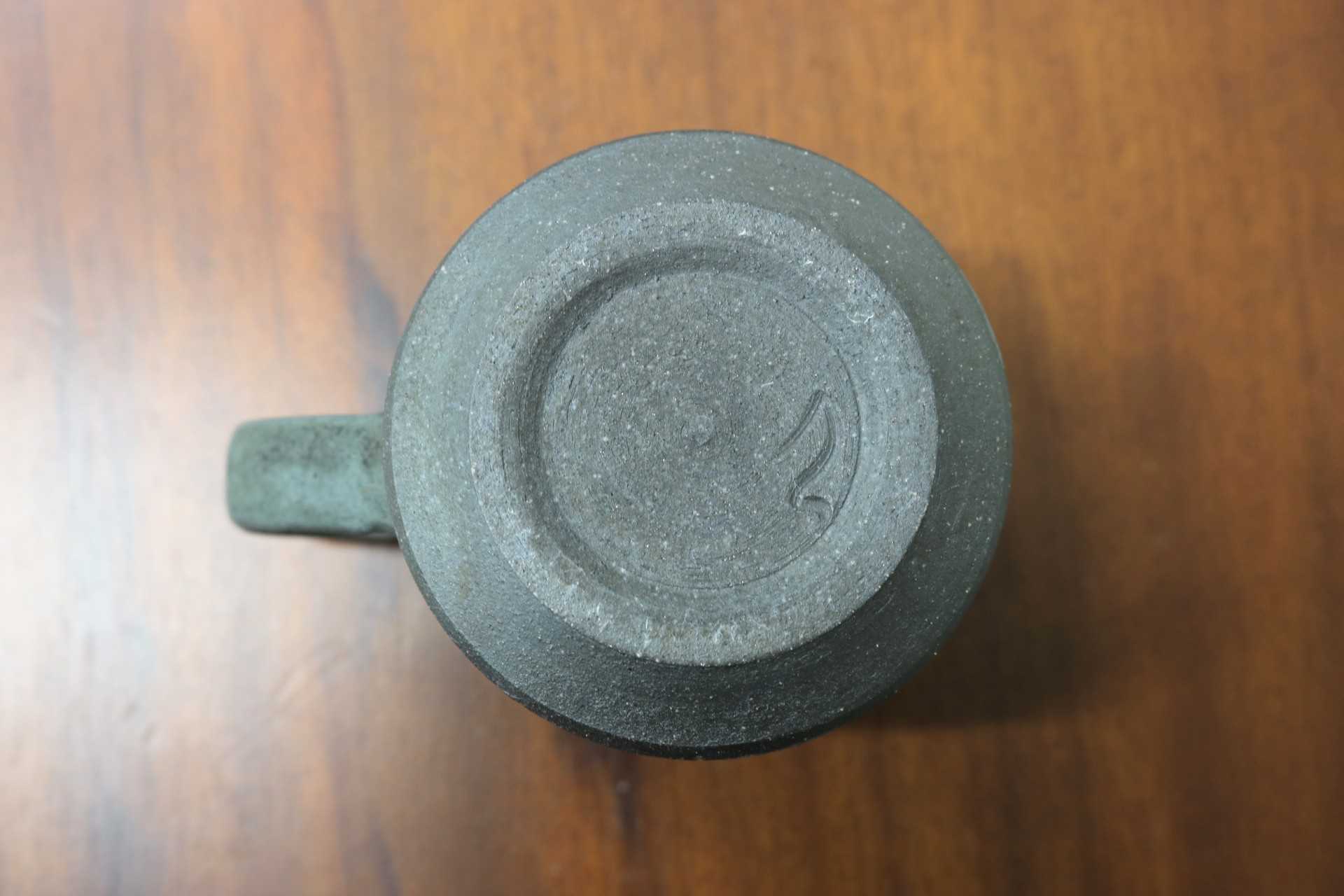 GMJO119K〇市野悟窯 市野哲次 丹波焼 彩色線象嵌 マグカップ 陶器 現代陶芸 作家物