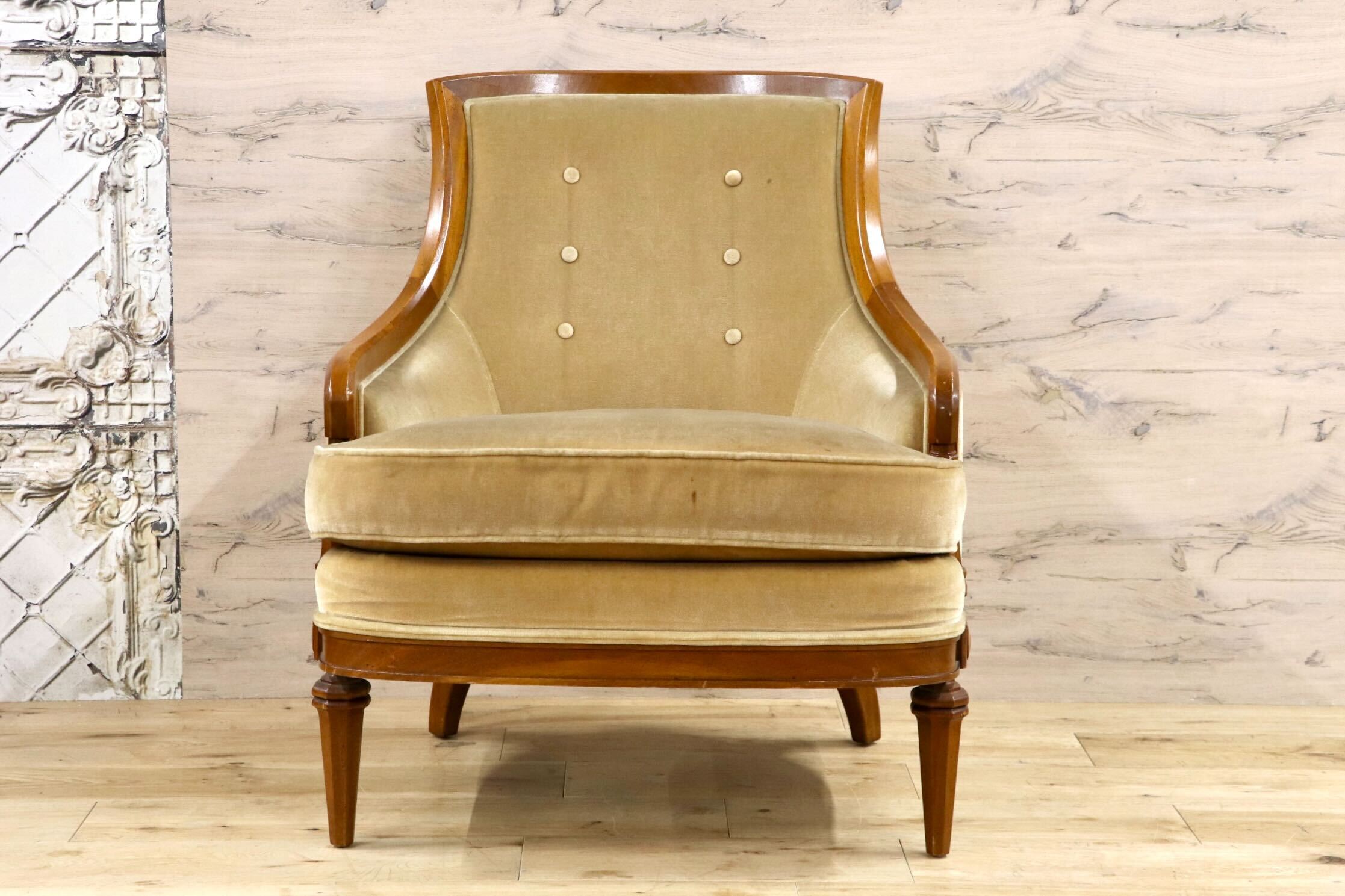 GMJK42B○DREXEL HERITAGE / ドレクセルヘリテイジ Upholstery 1人掛けソファ シングルソファ クラシック ヴィンテージ 応接 読書椅子