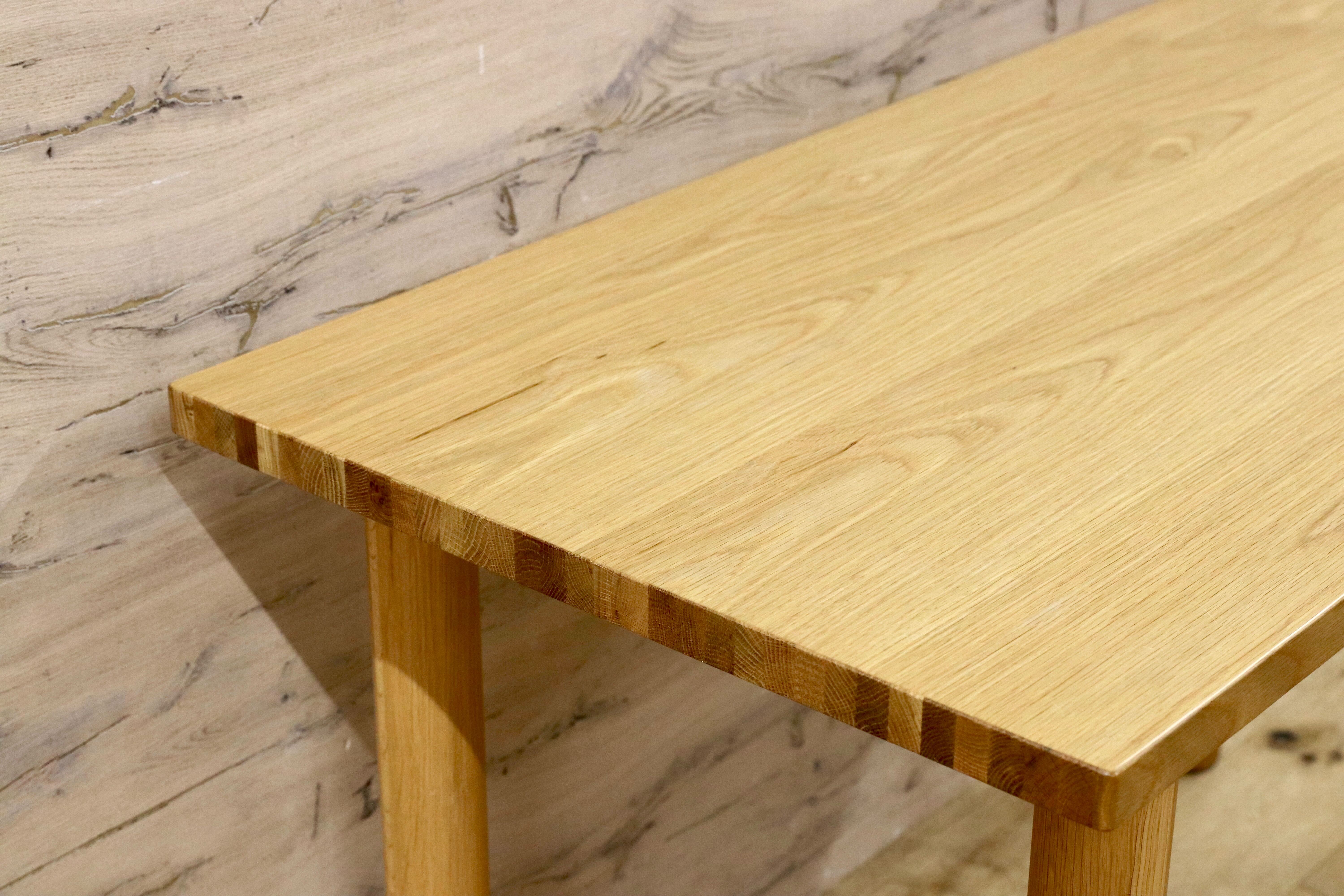 GMHK658○無印良品 / MUJI オーク無垢材 ダイニングテーブル 作業台 パソコンデスク 北欧スタイル シンプル ナチュラル 北欧スタイル