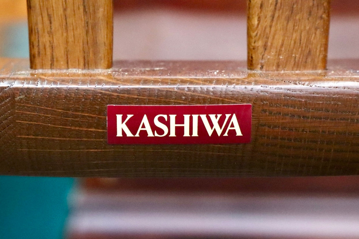 GMJS171A○柏木工 / KASHIWA ダイニングチェア アームレスチェア 2脚セット 椅子 飛騨家具 レトロ カントリー ヴィンテージ 国産家具