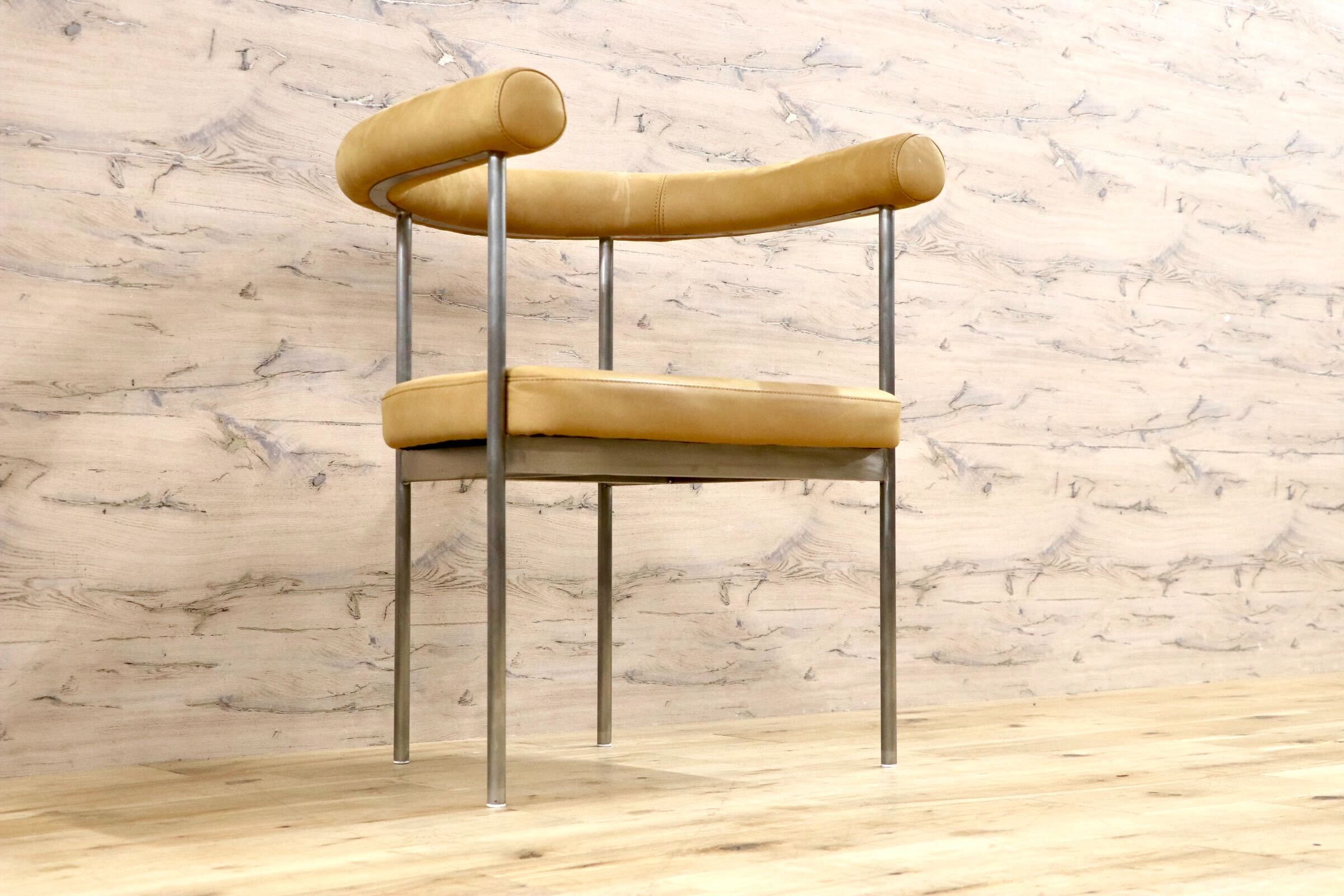 GMJH19○UNITED STRANGERS / ユナイテッド・ストレンジャーズ The Grafton Dining Chair ダイニングチェア 本革 フルアニリン 定価約11万