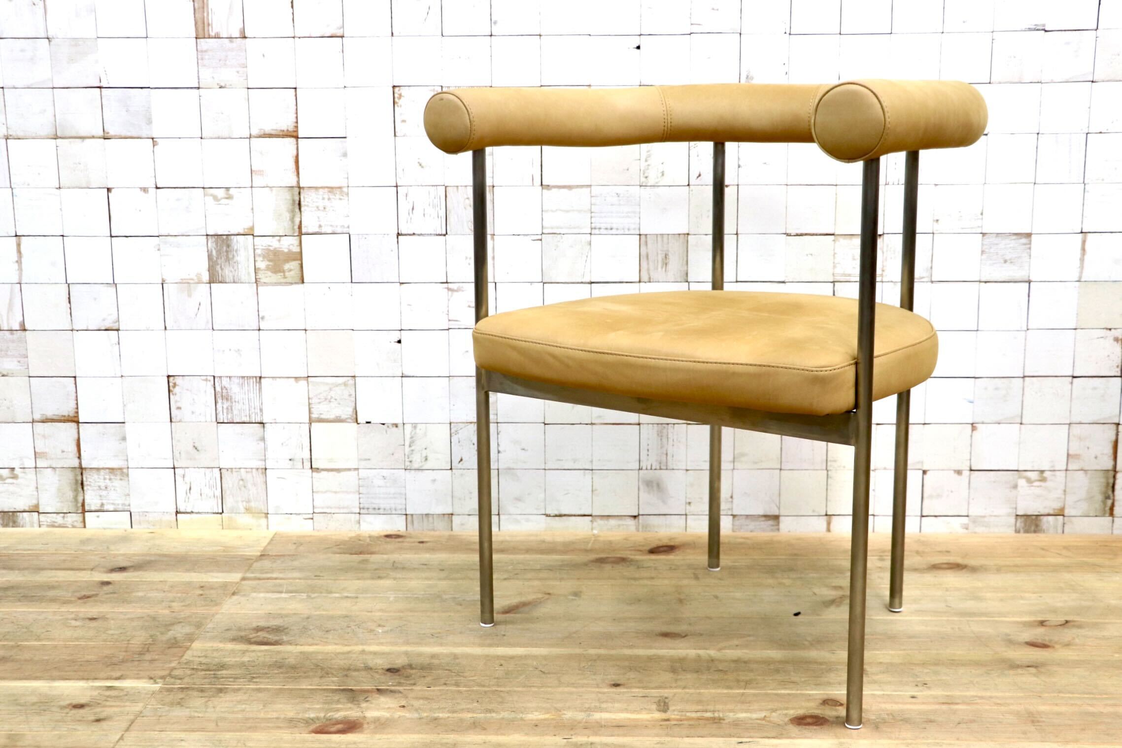 GMJK39A〇UNITED STRANGERS / ユナイテッド・ストレンジャーズ The Grafton Dining Chair ダイニングチェア 本革 フルアニリン 定価約11万