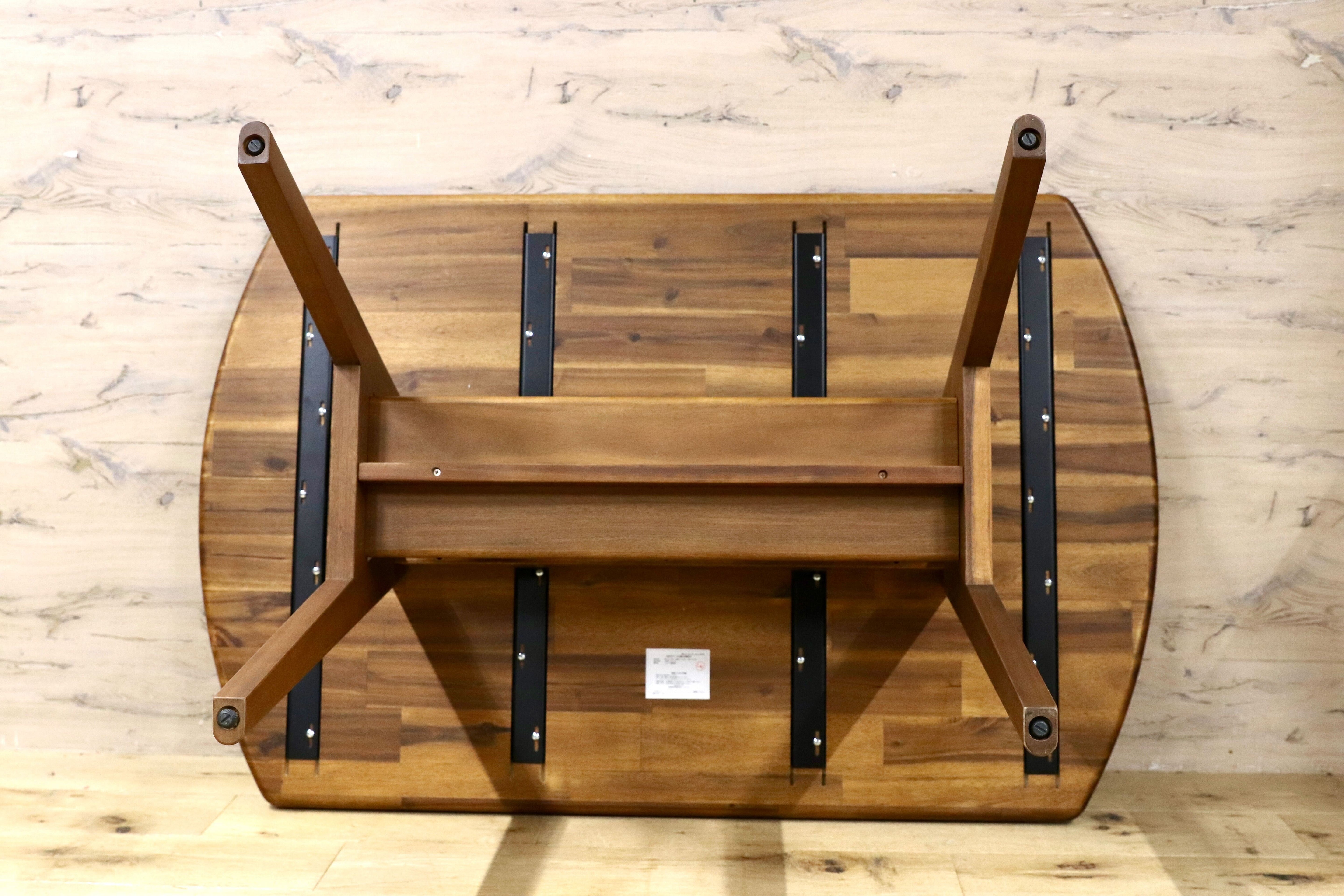 GMIK848○unico / ウニコ SWELLA(スウェラ)　ダイニングテーブル W1200 定価5.65万 モデルルーム展示品