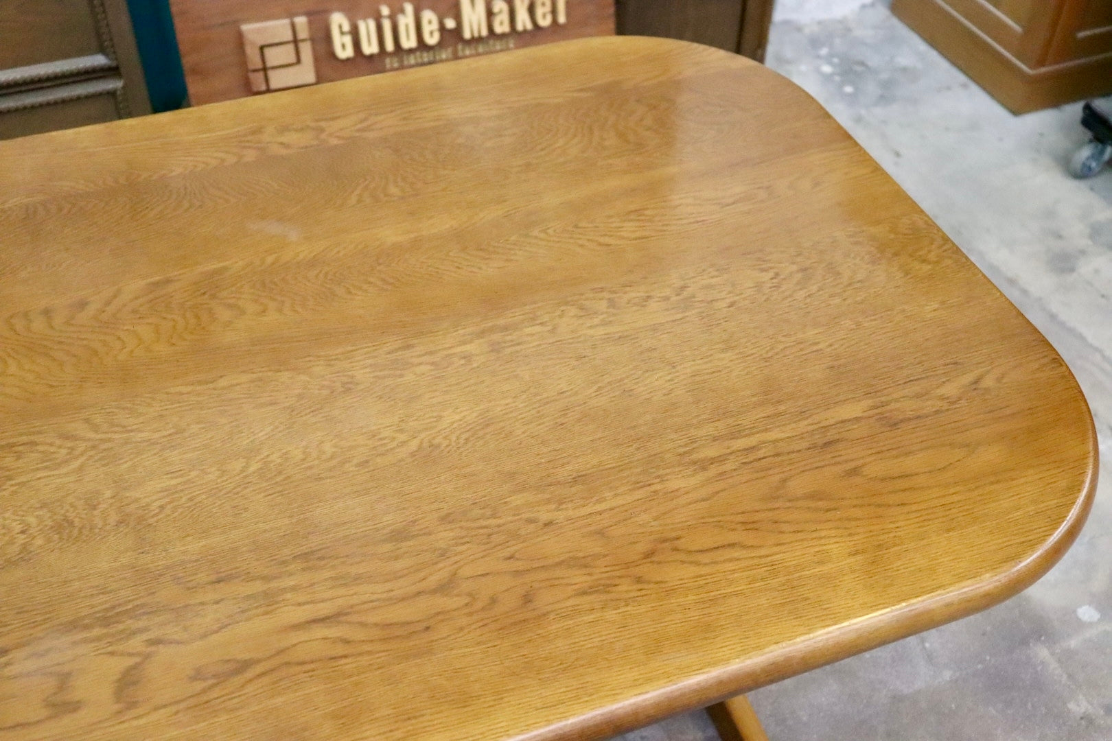 GMJK299○浜本工芸 / HAMAMOTO ダイニングテーブル 食卓テーブル 作業台 楢材 無垢 国産家具 コンパクト シンプル モダン