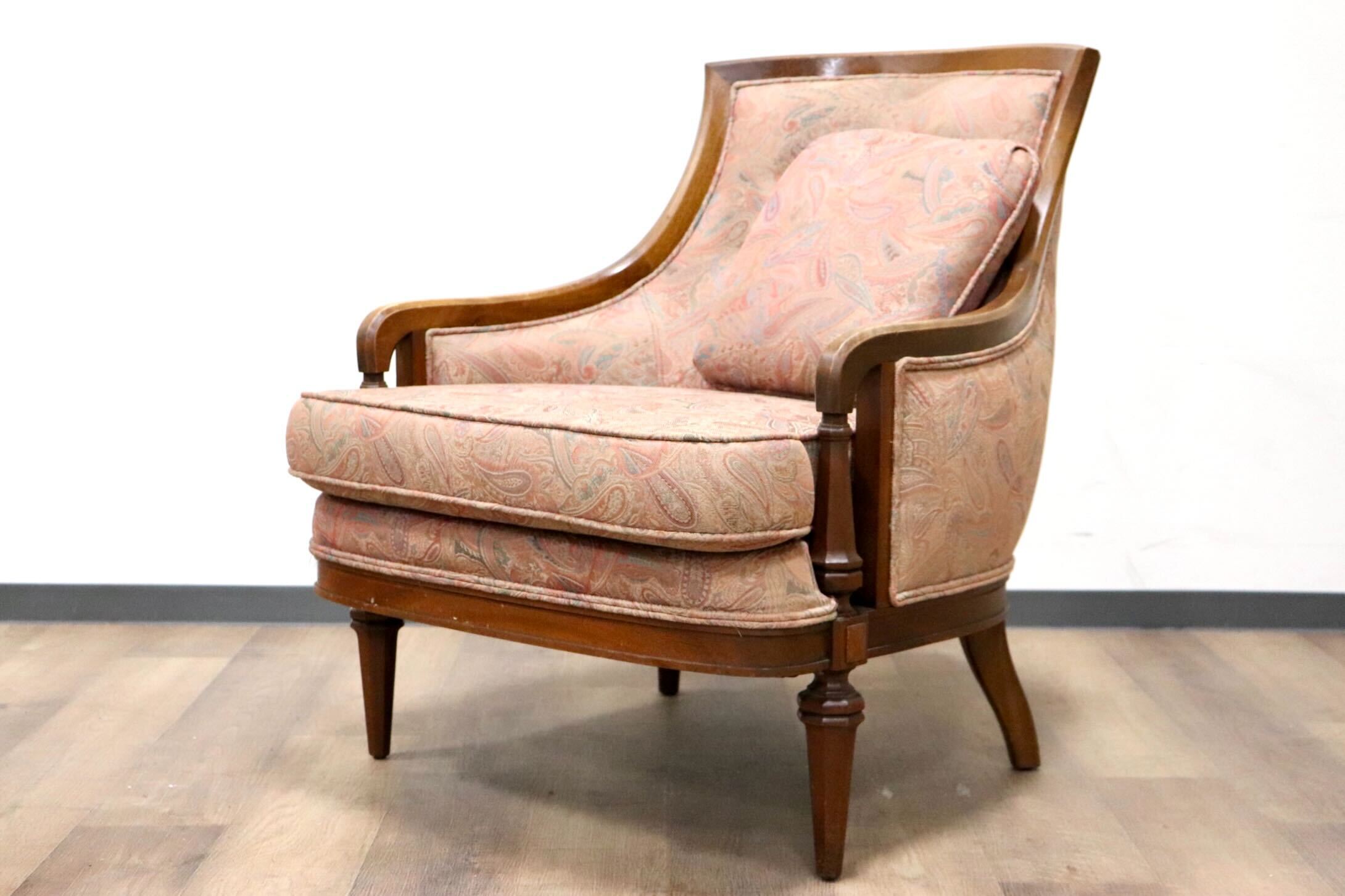 GMGH371B○DREXEL HERITAGE / ドレクセルヘリテイジ Upholstery アップホルスタリー シングルソファ 1人掛けソファ ヴィンテージ 約57万