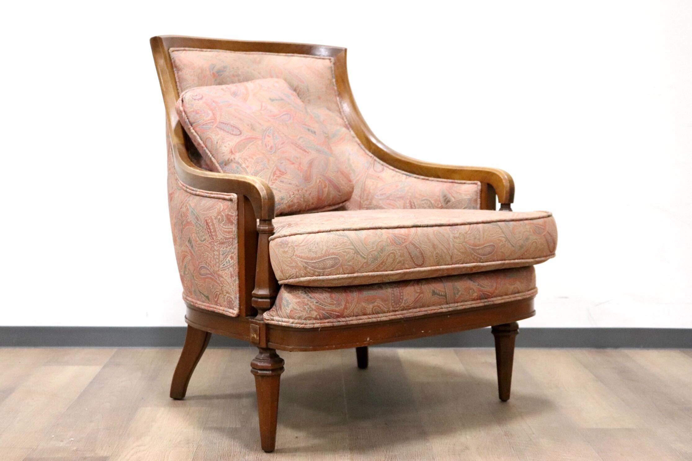 GMGH371B○DREXEL HERITAGE / ドレクセルヘリテイジ Upholstery アップホルスタリー シングルソファ 1人掛けソファ ヴィンテージ 約57万