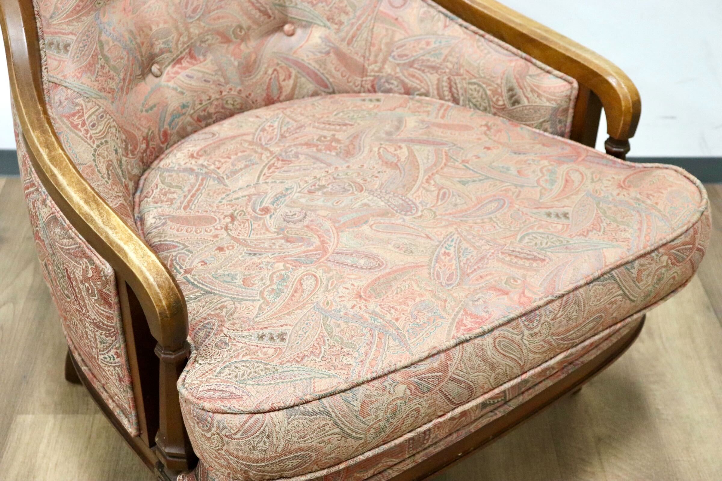 GMGH371B○DREXEL HERITAGE / ドレクセルヘリテイジ Upholstery アップホルスタリー シングルソファ 1人掛けソファ ヴィンテージ 約57万