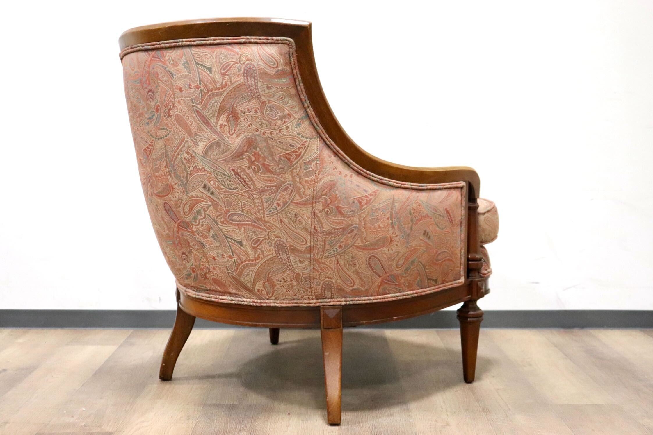 GMGH371B○DREXEL HERITAGE / ドレクセルヘリテイジ Upholstery アップホルスタリー シングルソファ 1人掛けソファ ヴィンテージ 約57万